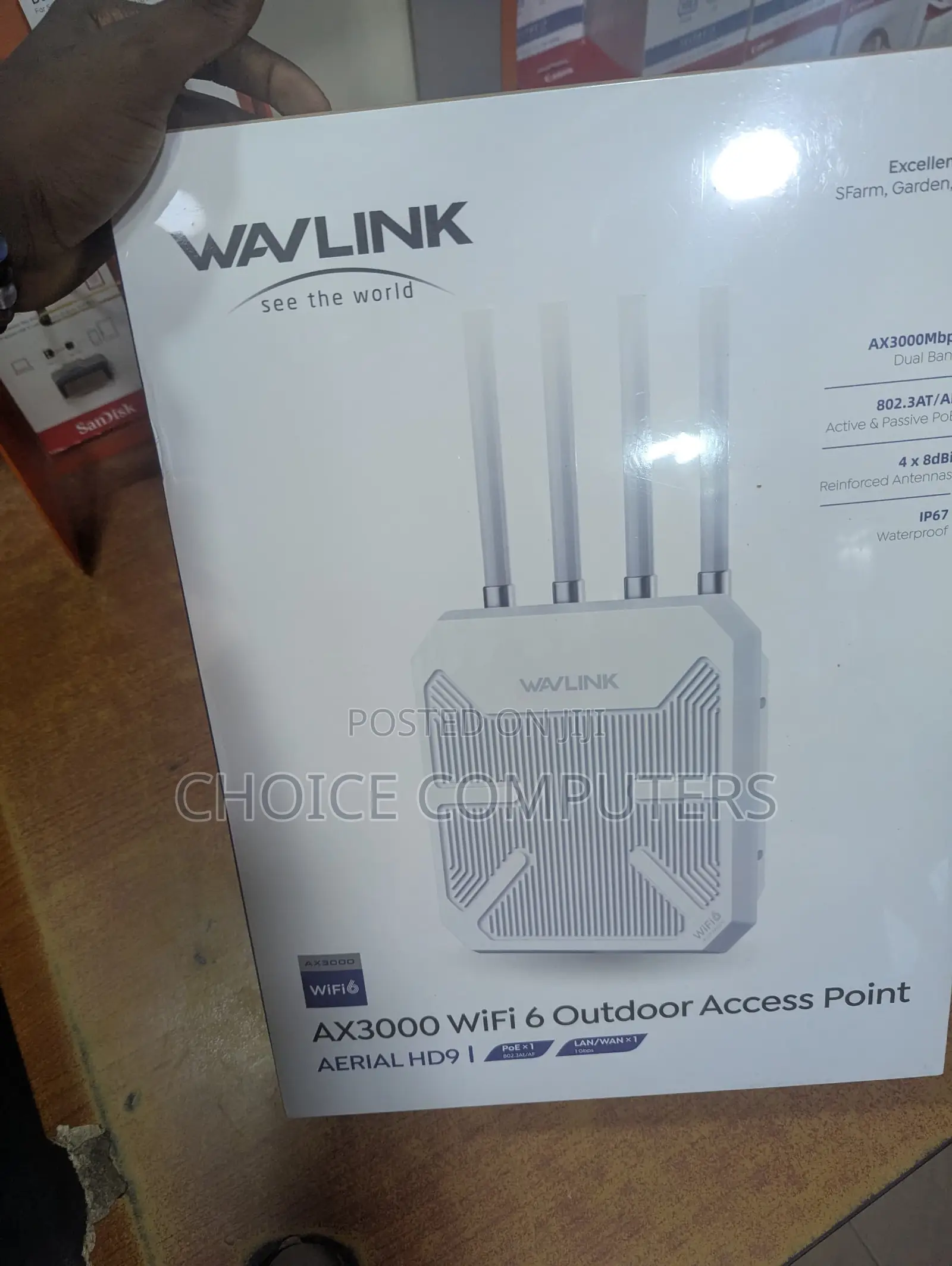 Wn588hx3 - Ax3000 Dual Band Wifi6 Outdoor Access Point