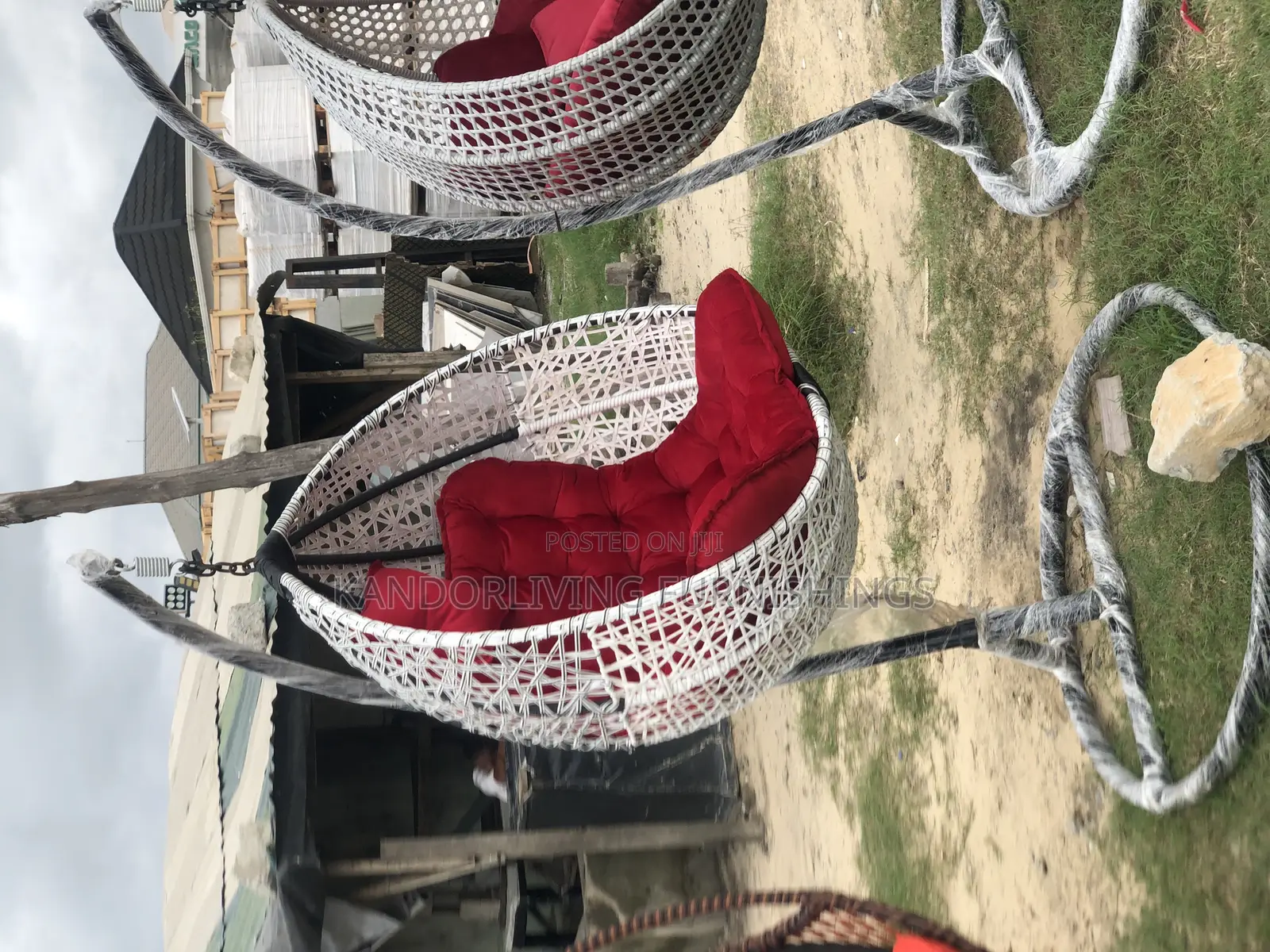 Rattan Swing Chair With Cushion