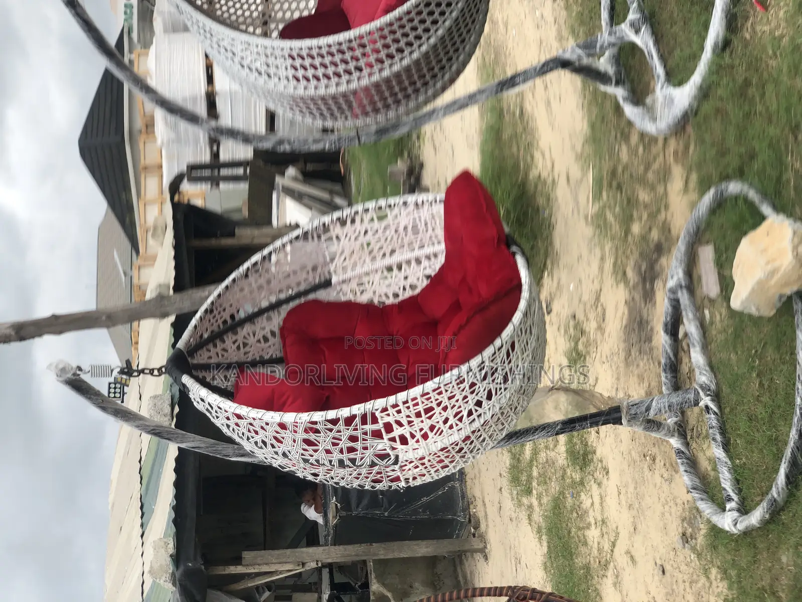 Rattan Swing Chair With Cushion