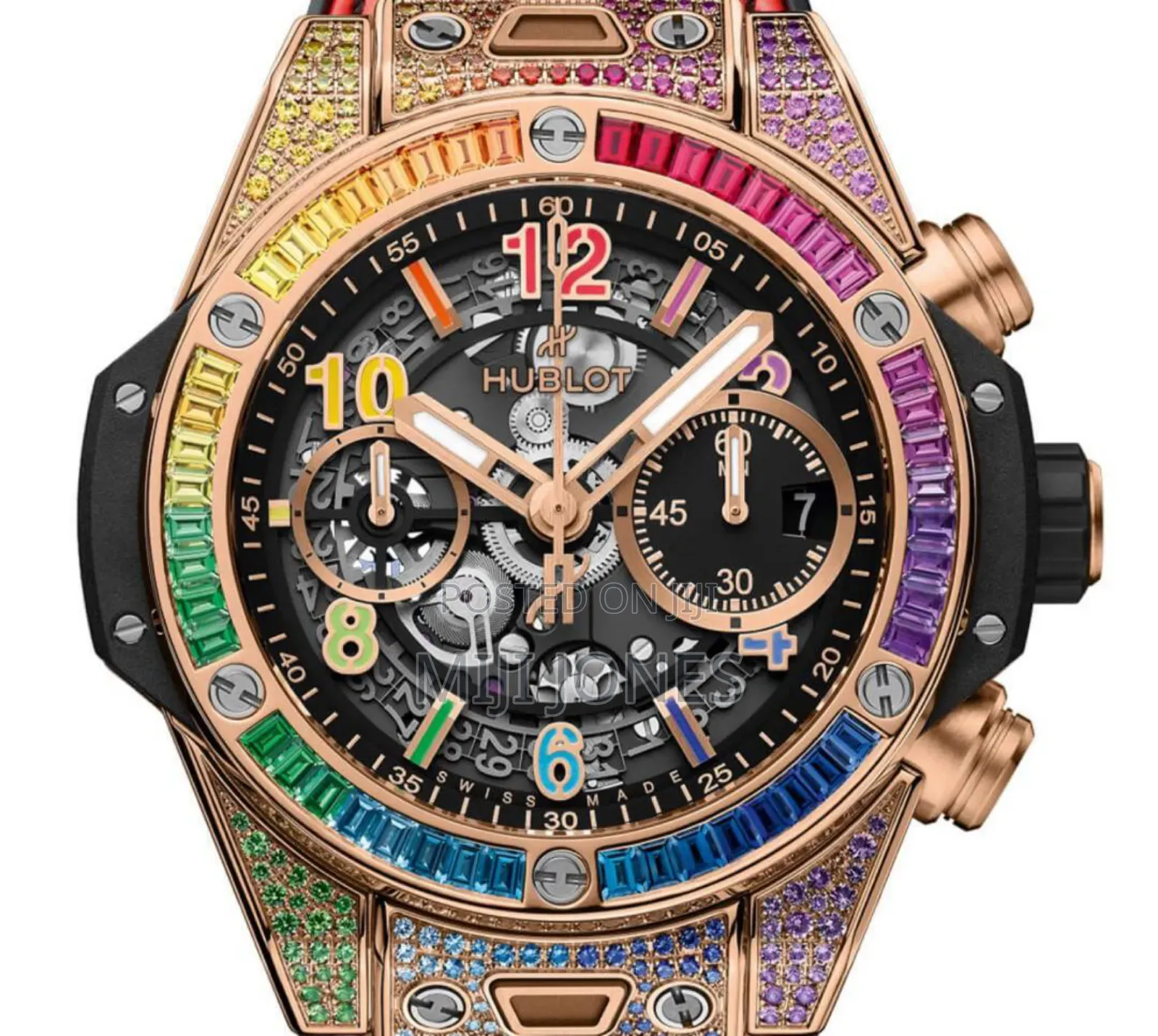 Hublot Big Bang Rainbow Bezel Timepiece