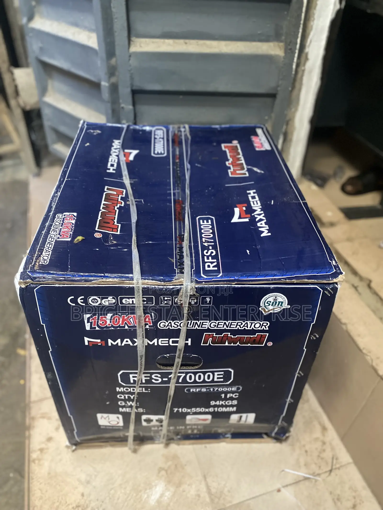 Maxmech 17000e Generator Maxium Capacity 12kva