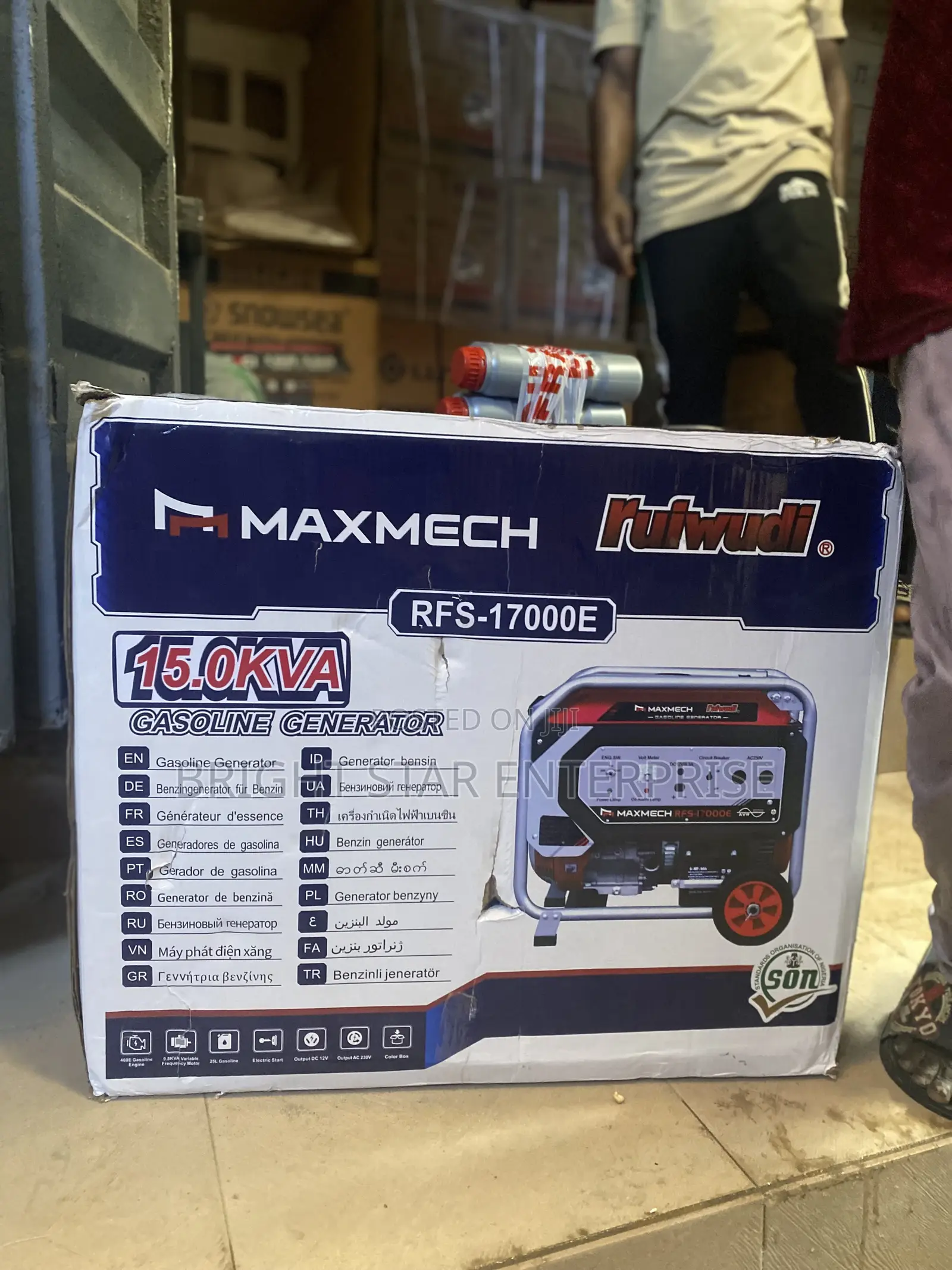 Maxmech 17000e Generator Maxium Capacity 12kva