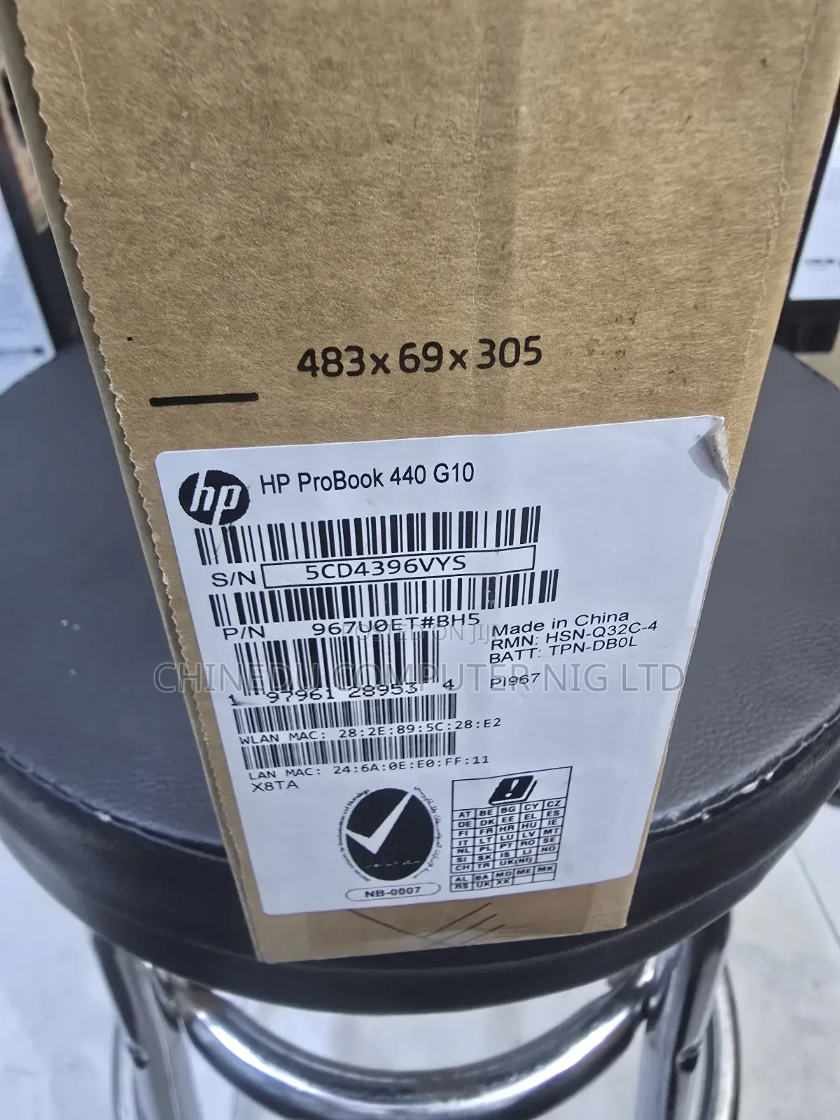 New Laptop HP ProBook 440 G10 8GB Intel Core i5 SSD 512GB