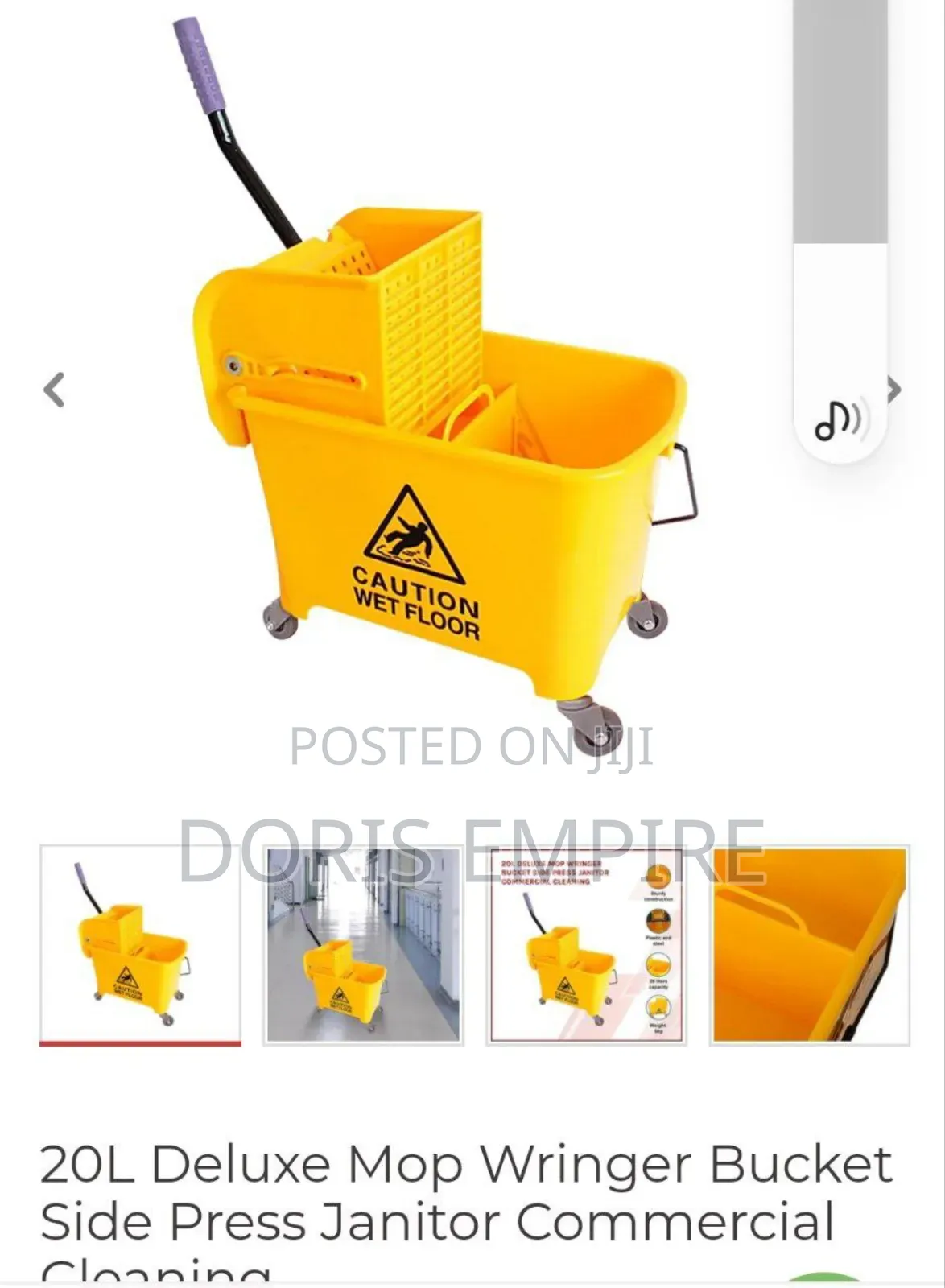 Qaulity 20 Litre Caution Bucket Available