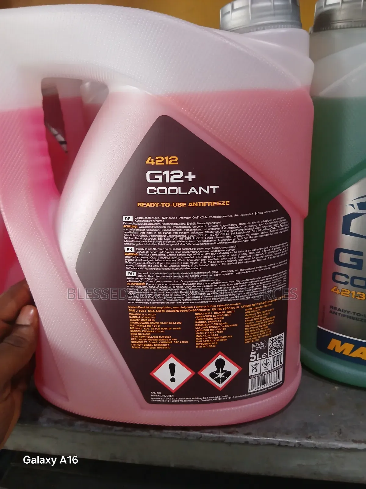 Antifreeze Coolant 5litres