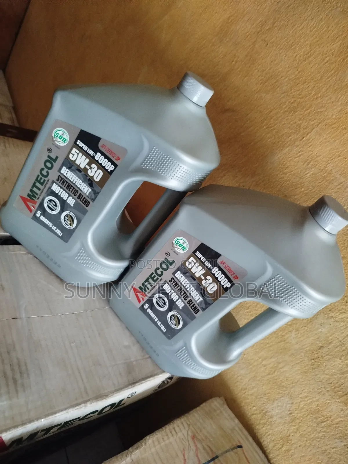 Amtecol Super Life 8000p 5w30 Synthetic Blend Motor Oil 5l.