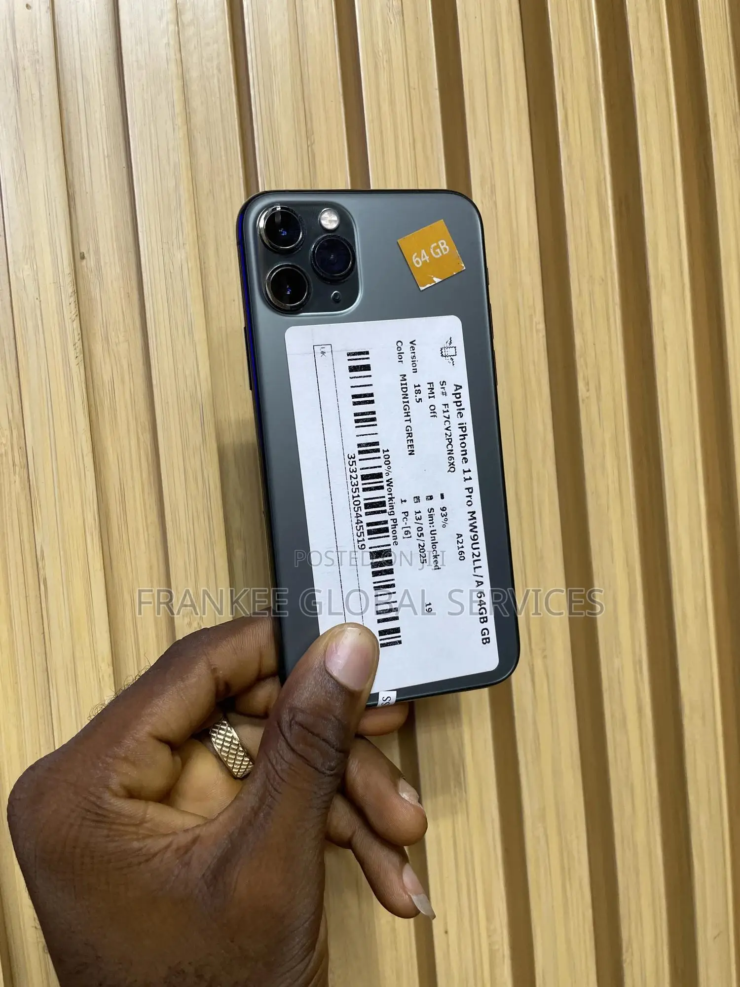 Apple iPhone 11 Pro 64 GB Green