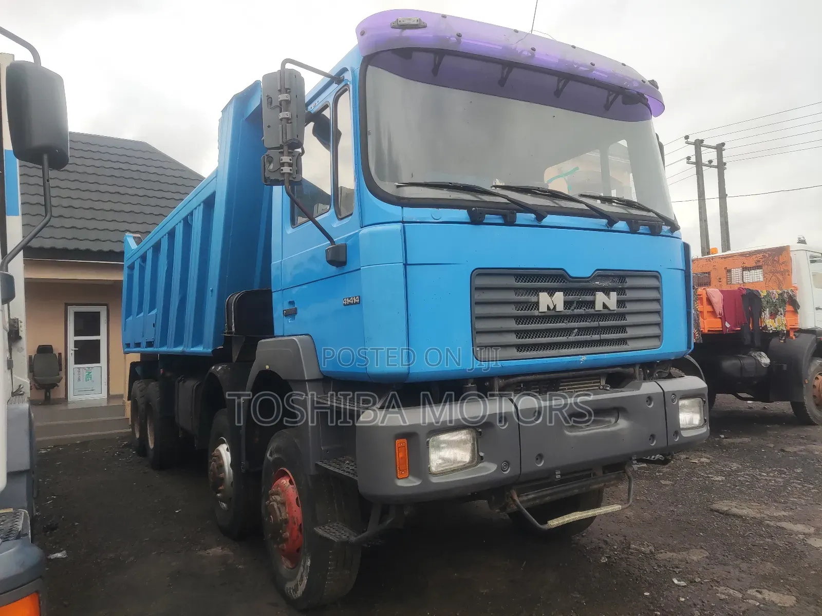 Man Diesel 24 Valve Dump Truck 12 Tyres