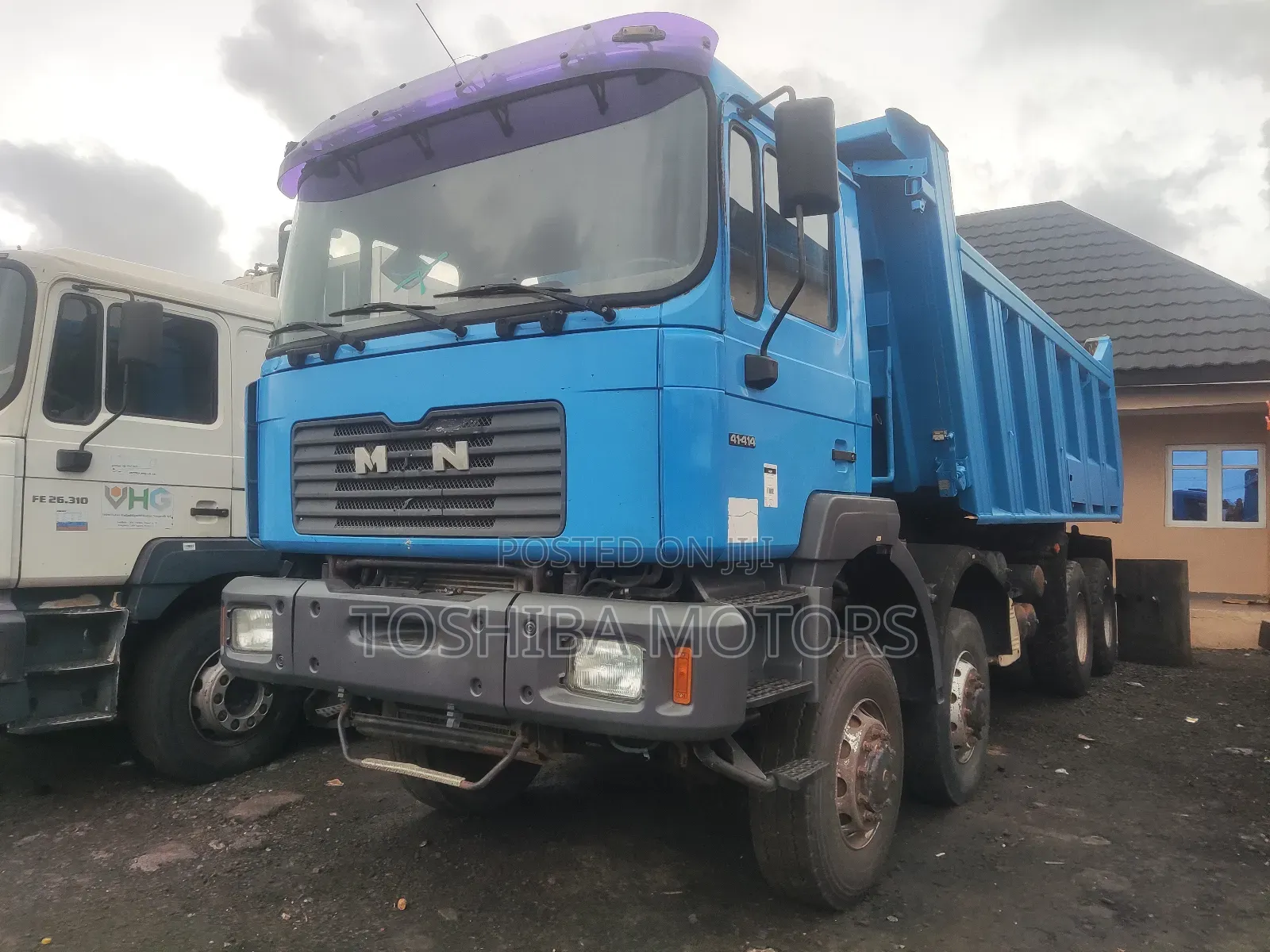 Man Diesel 24 Valve Dump Truck 12 Tyres