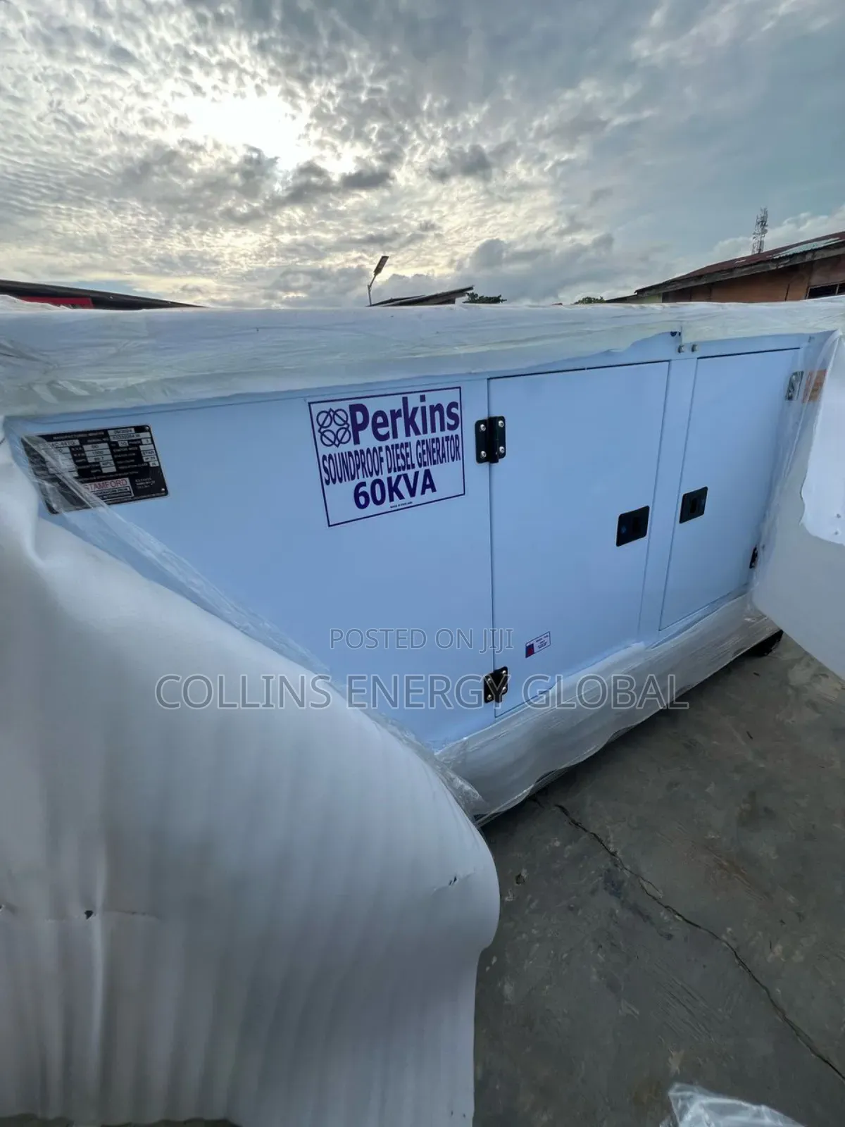 60kva Uk Perkins Soundproof Copper Coil Generator