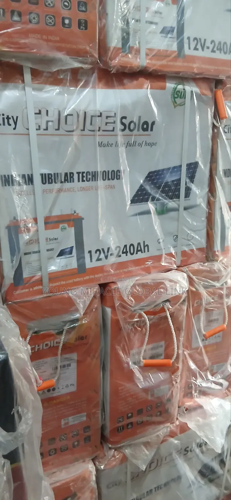 240ah 12v City Choise Tubular Battery