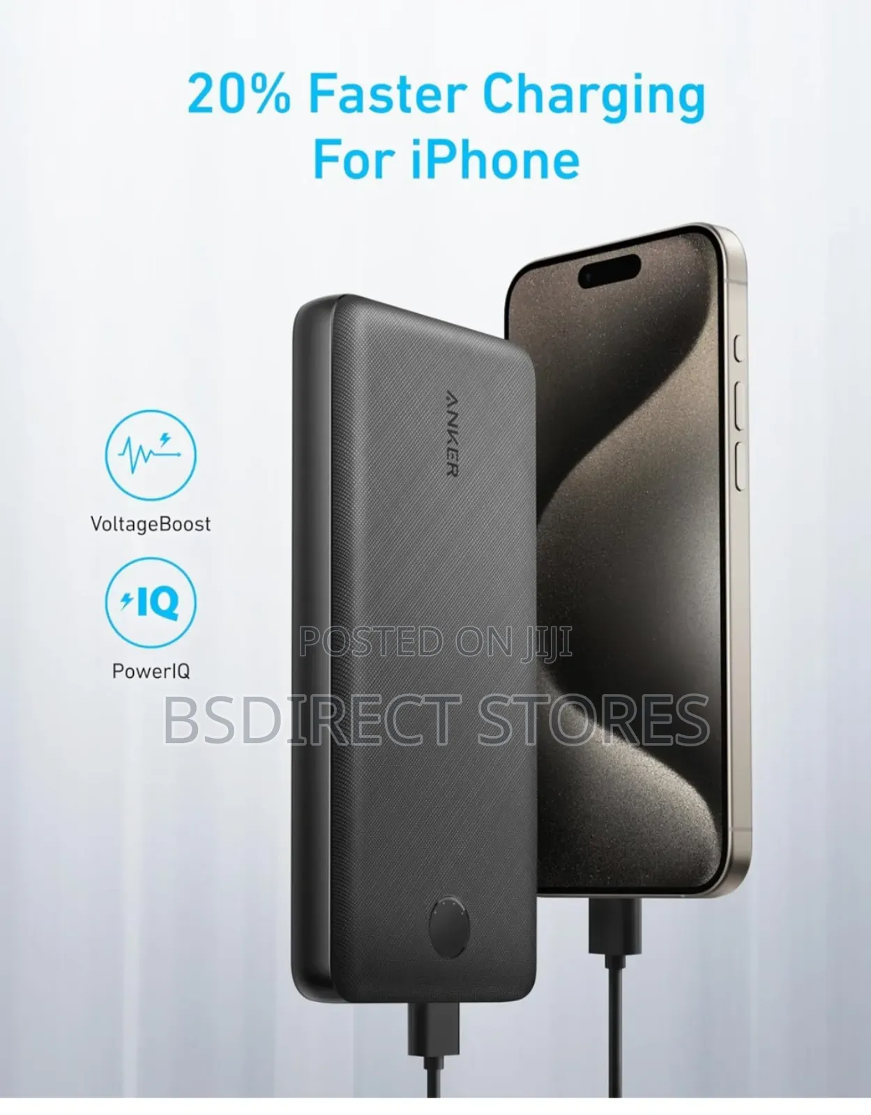 Anker Power Bank 20000 Portable Charger Power Iq Technology