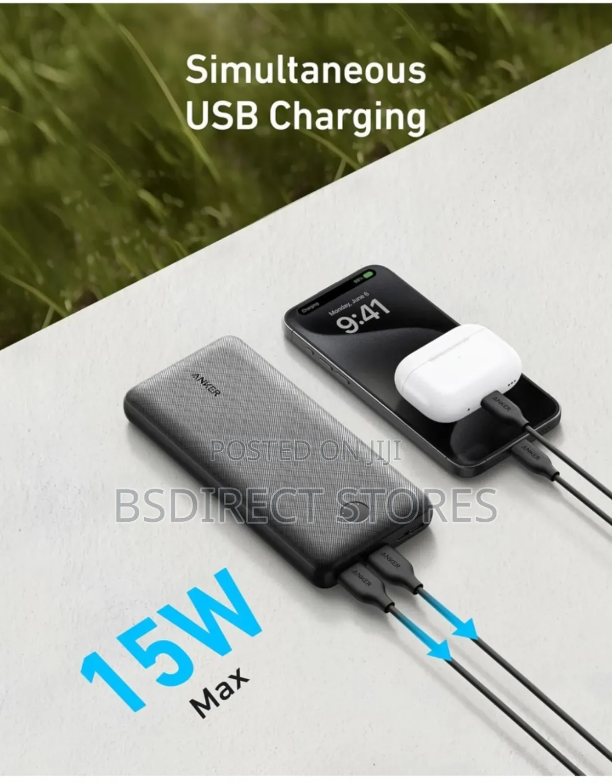 Anker Power Bank 20000 Portable Charger Power Iq Technology