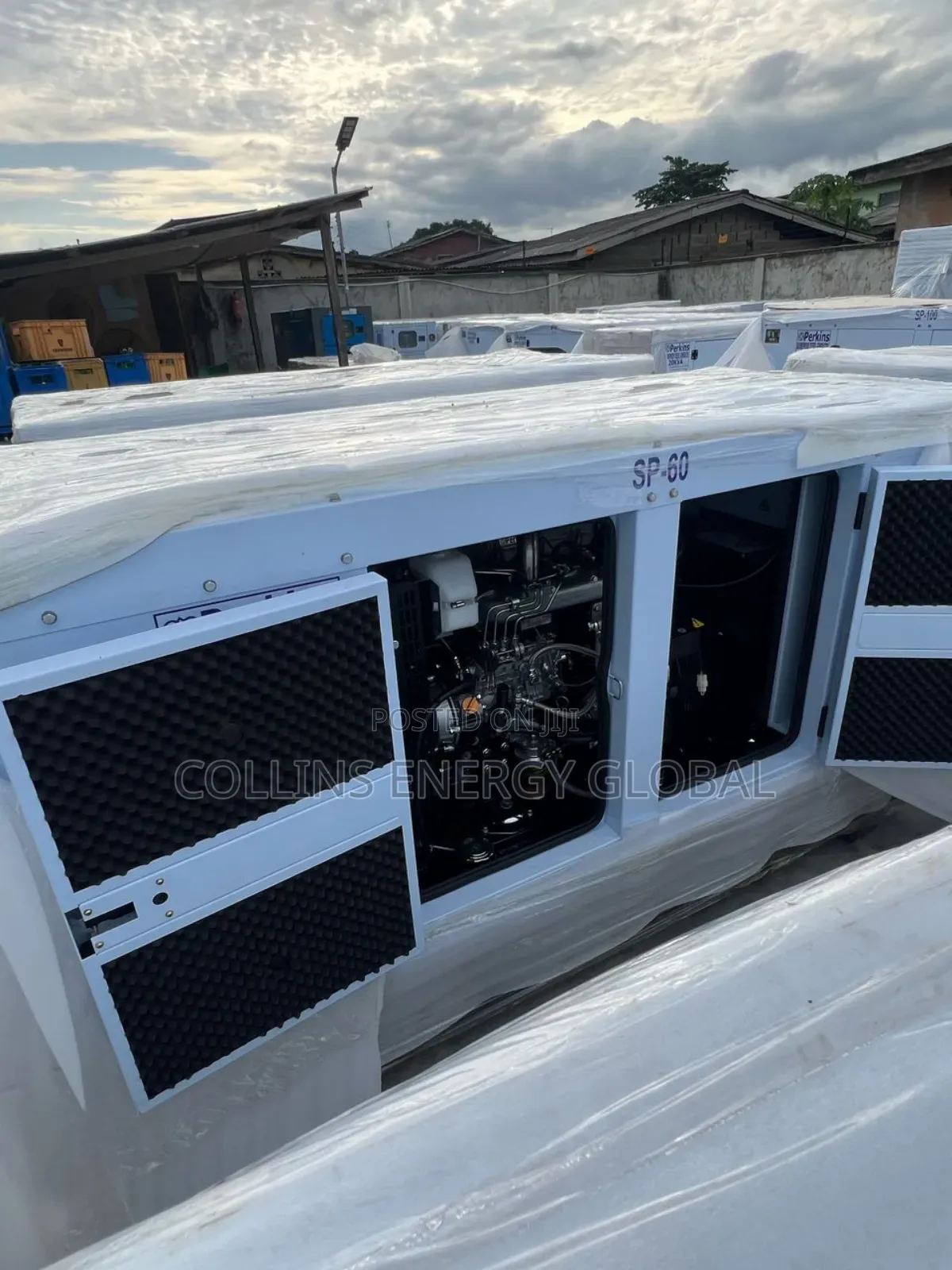 60kva Uk Perkins Soundproof Copper Coil Generator