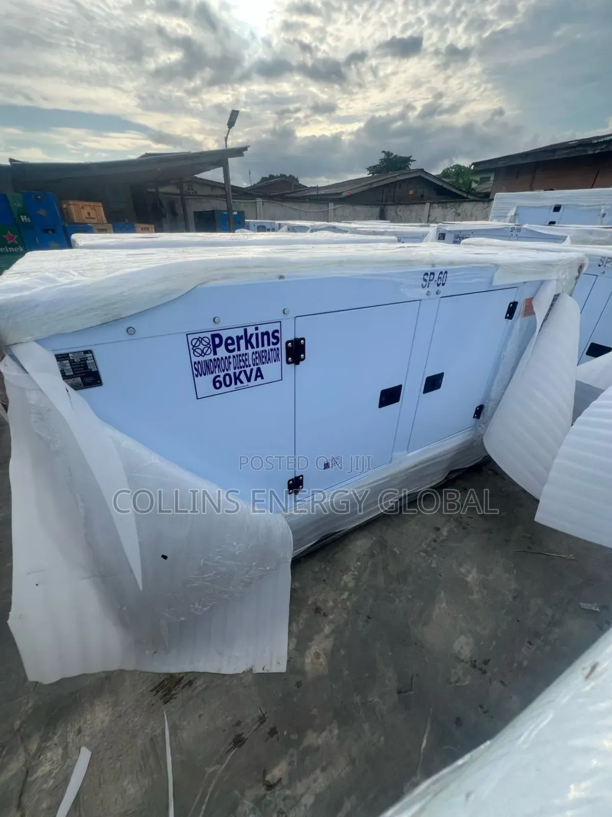 60kva Uk Perkins Soundproof Copper Coil Generator