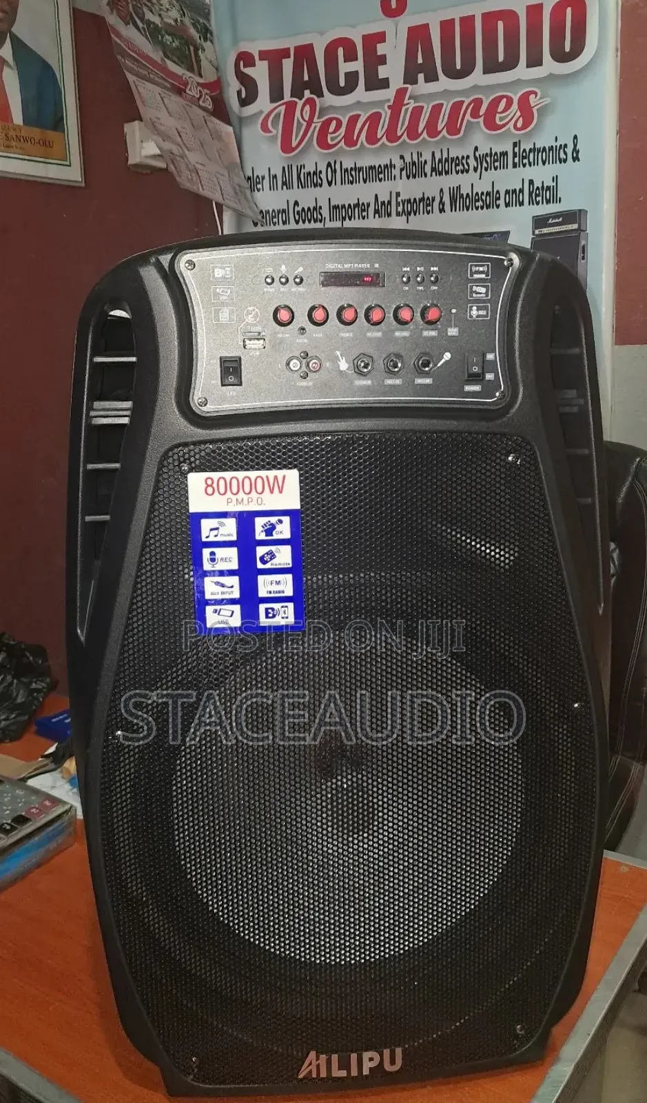 Alipu 15 Inches Mobile Pa System