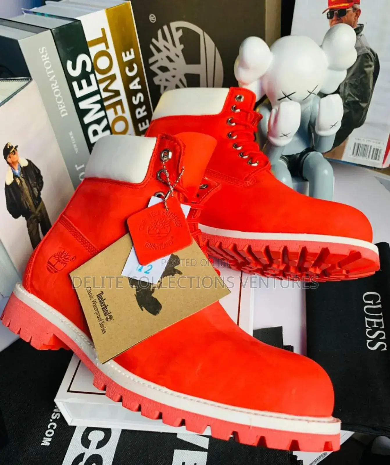 Custom Swarovski Pearl Timberland Now Available in Store