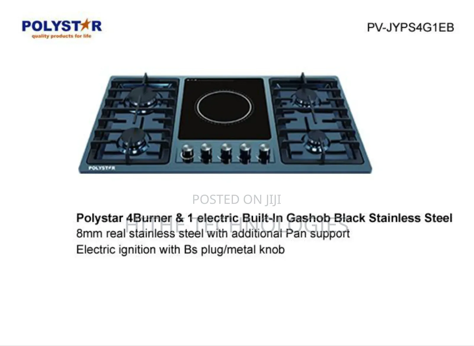 Inbuilt Table Top Gas Cooker With Hotplate