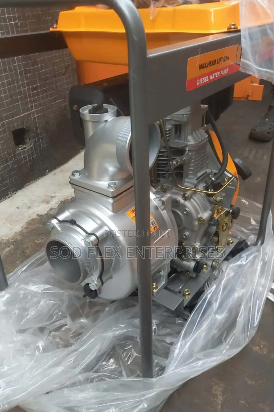 4" Ingco Industrial Rugged Diesel Pumping Machine