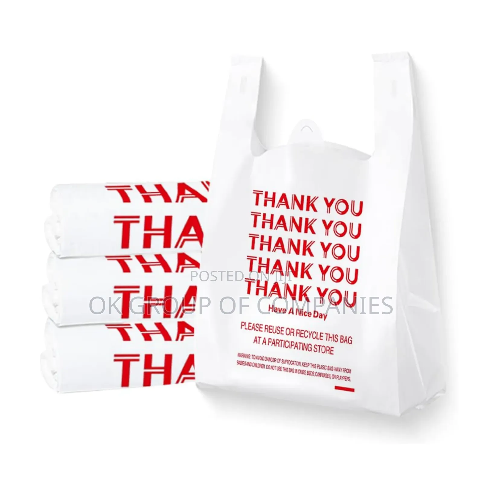 Singlet Nylon Shopping Bags Printing Services in Lagos Nig