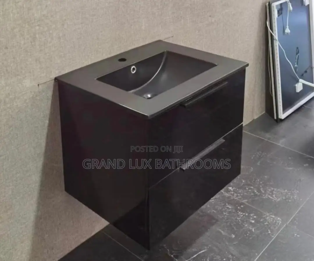 Backlit Led Mirror Bathroom Vanity With Integrated Sink