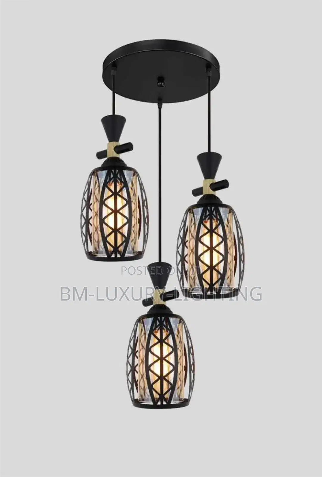 Single 3 in 1 Pendant Chandelier