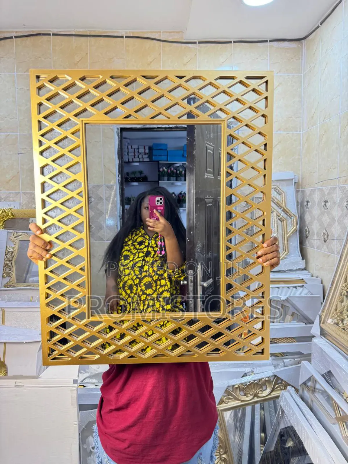 Luxury Big Square Wall Mirror