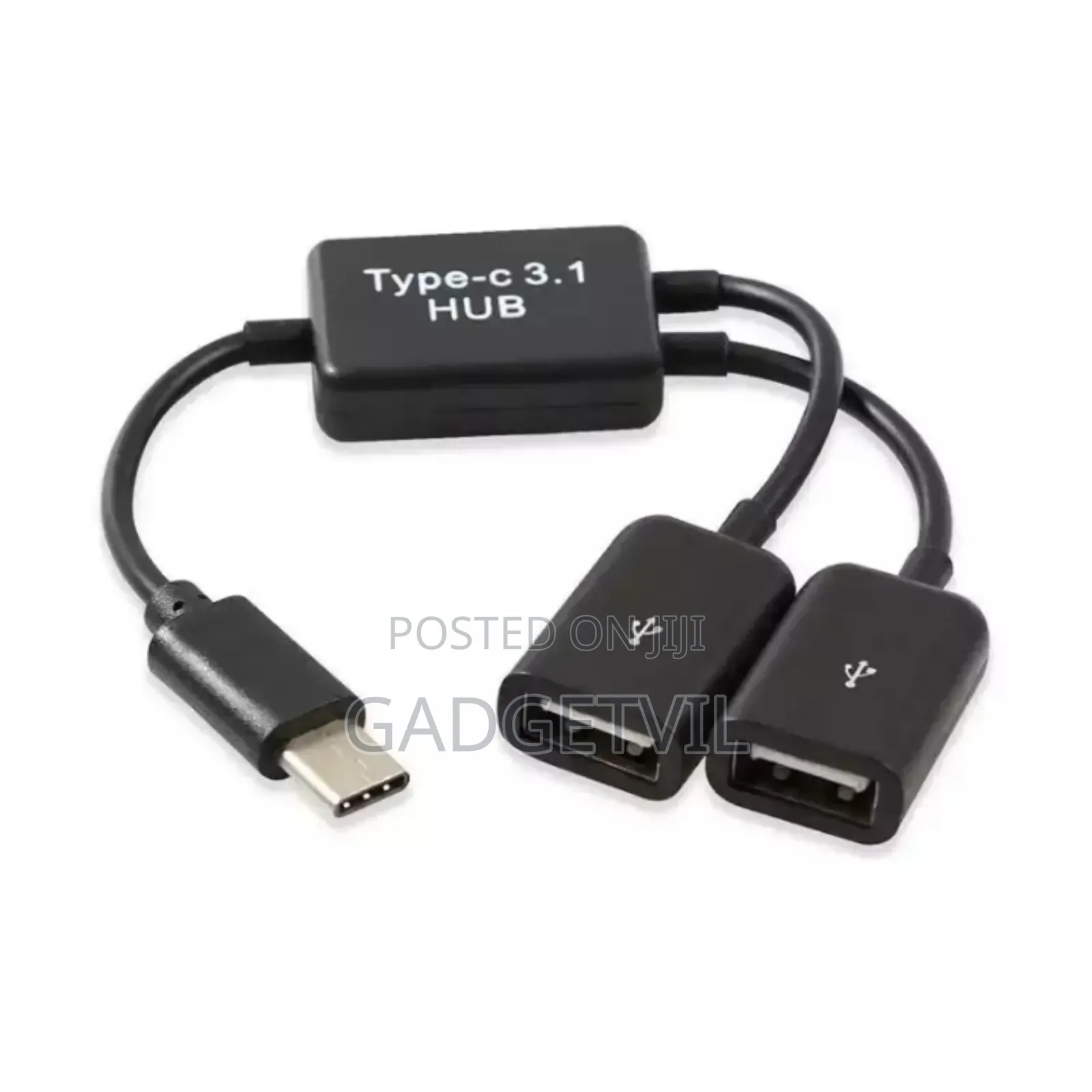 Type C To 2 Otg Port Y Splitter Cable