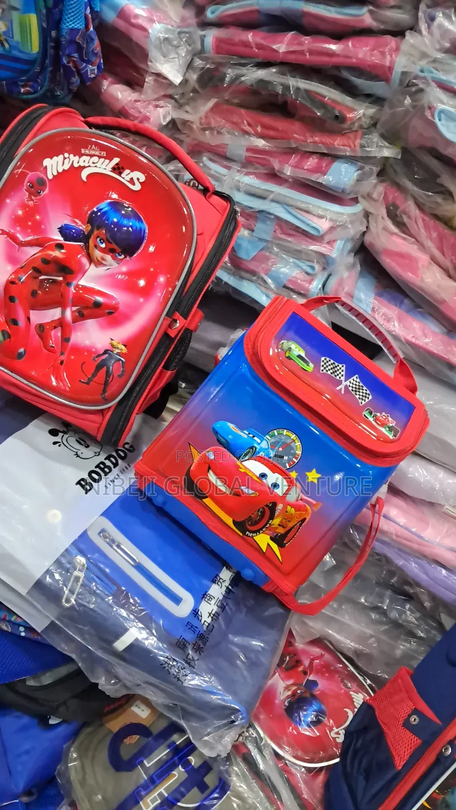 Children School Bag and Lunch Bag