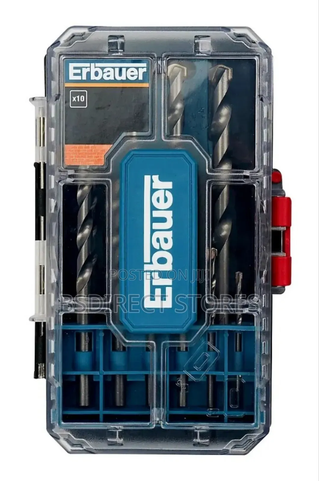 Erbauer 10 Piece Round Masonry Drill Bit Set