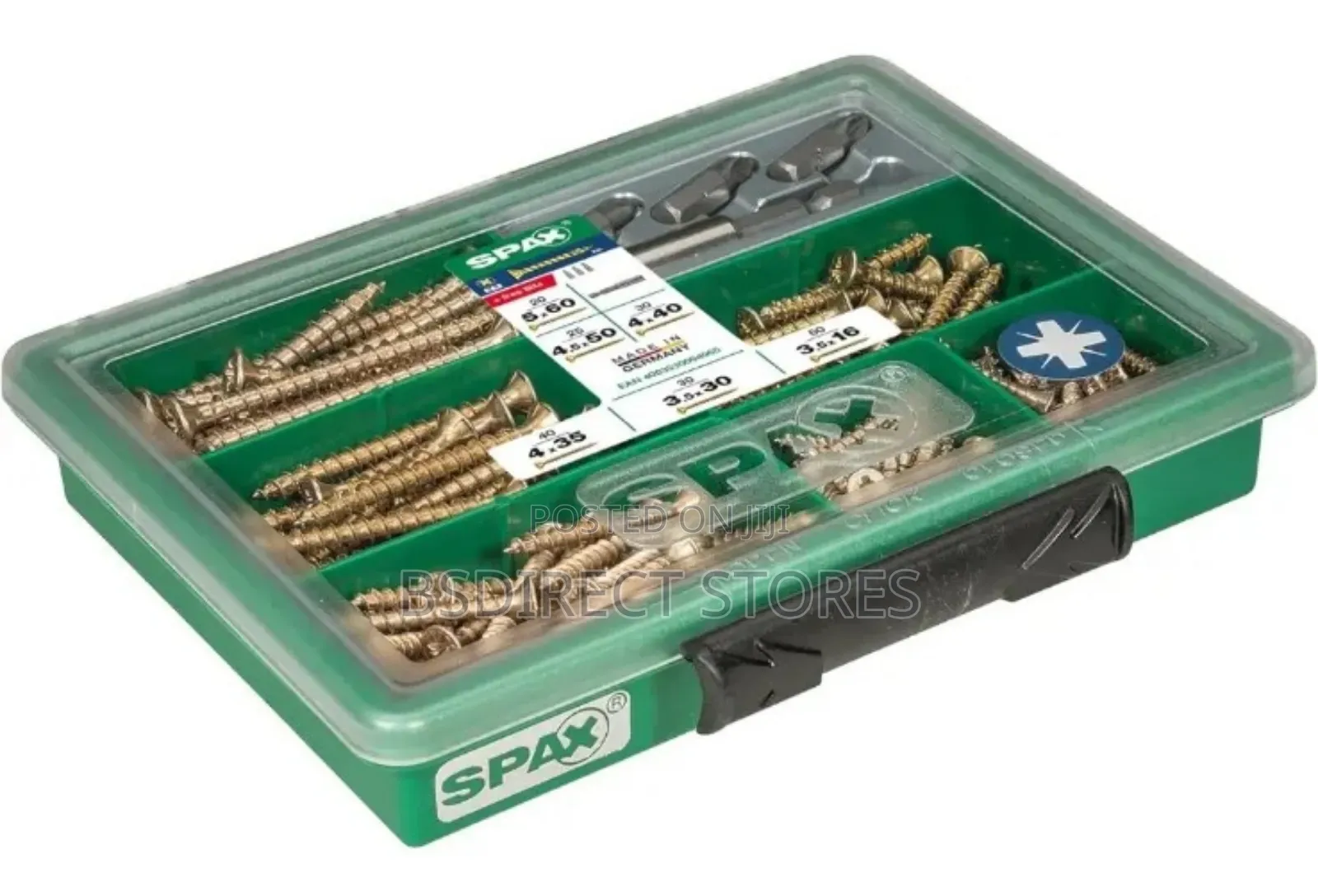 Spax Assorter Kit Pozi Yellow 199 Piece Selection Pack