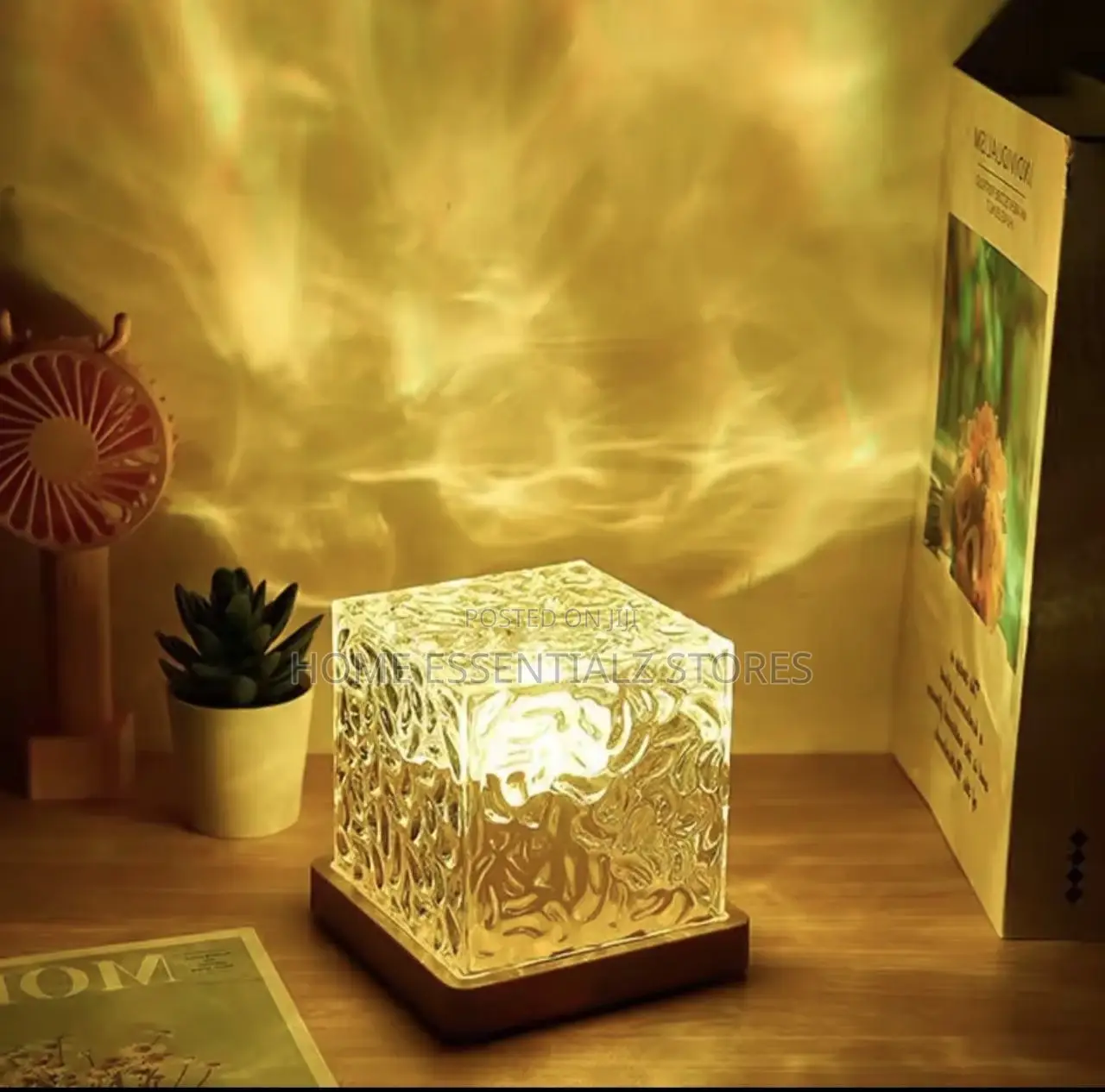 Aurora Ocean Wave Projector Table Lamp - 16 Colors RGB Desk Lamp