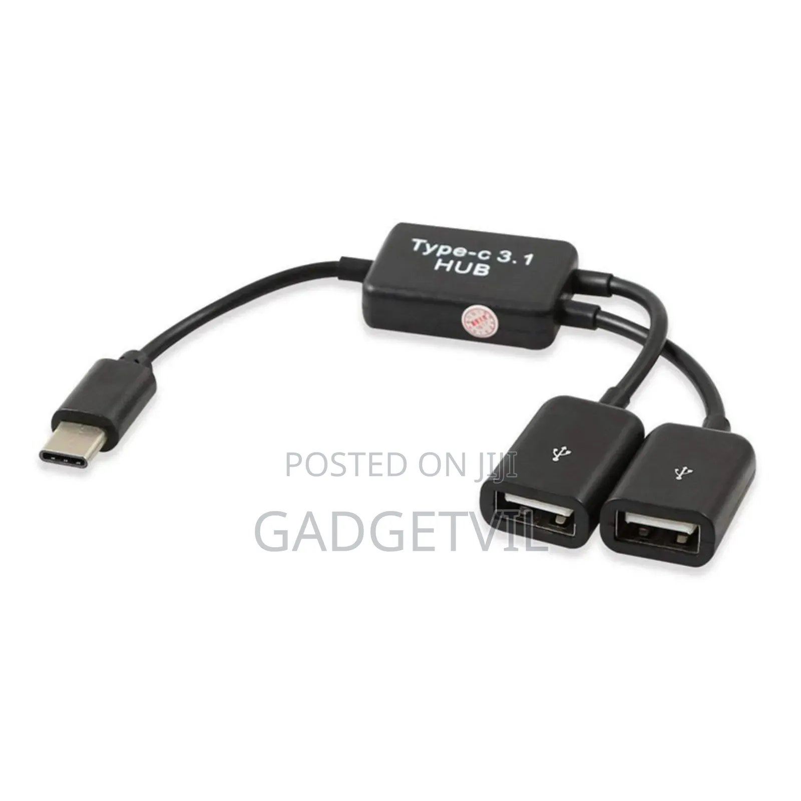 Type C To 2 Otg Port Y Splitter Cable