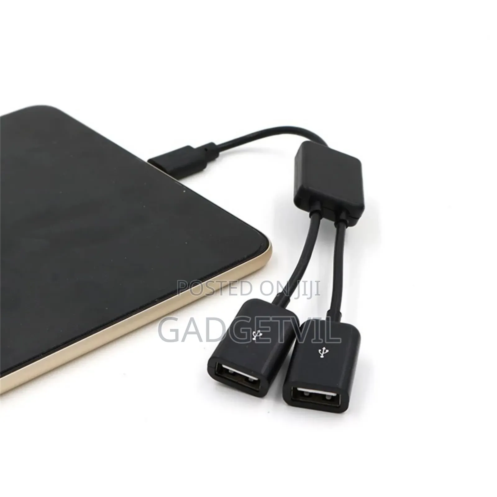 Type C To 2 Otg Port Y Splitter Cable