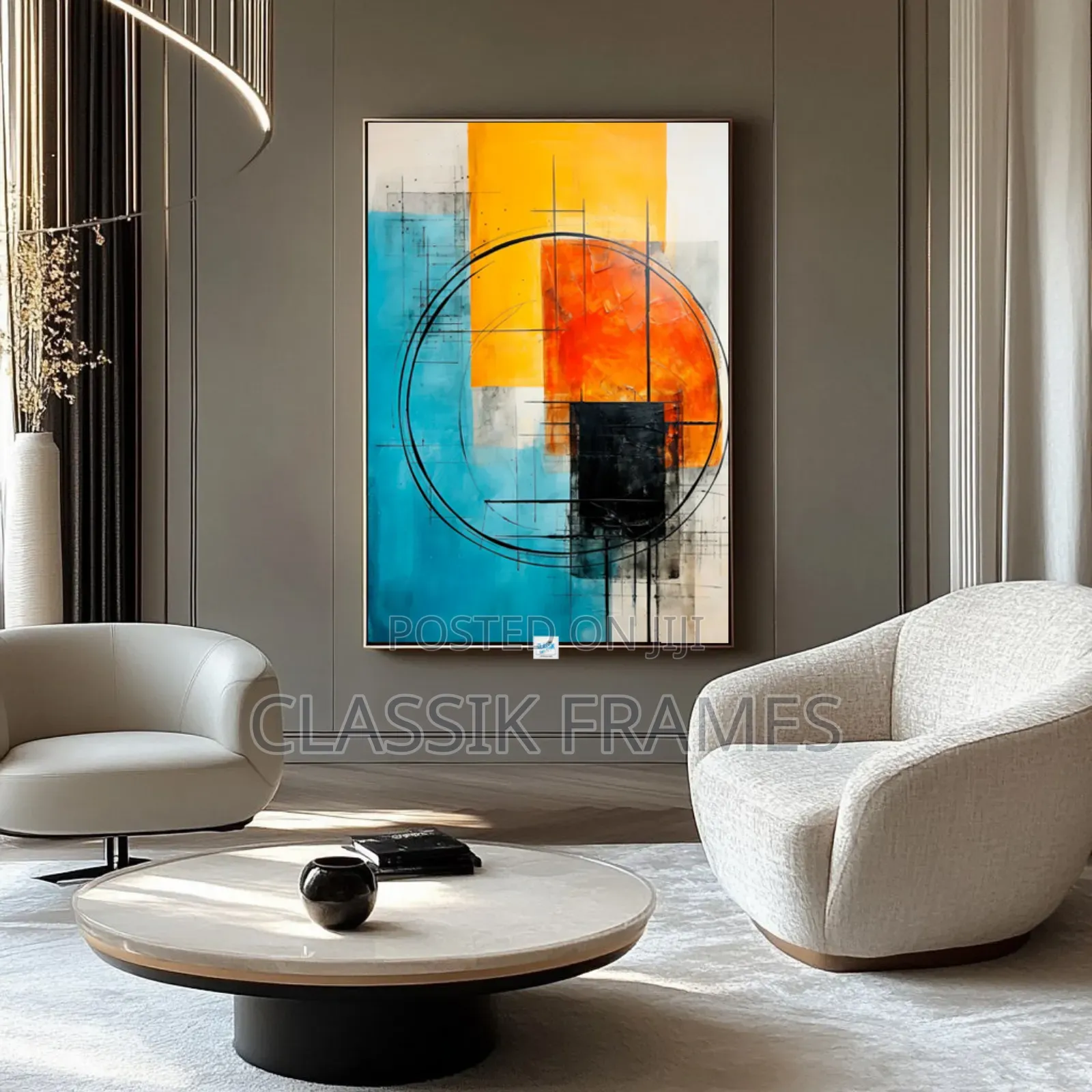 Hd Framed Abstractly Digi Pictures Painting Wall Art