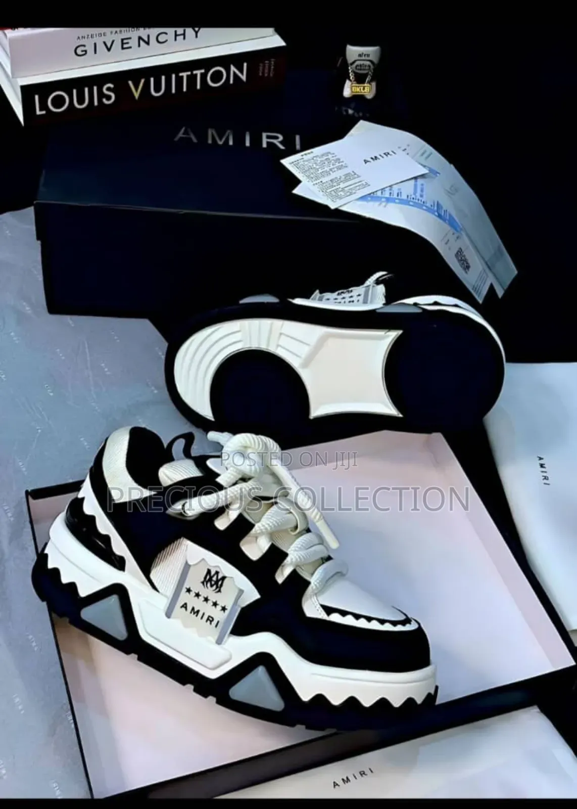 Unisex Top Quality Amiri Double Sole Sneakers