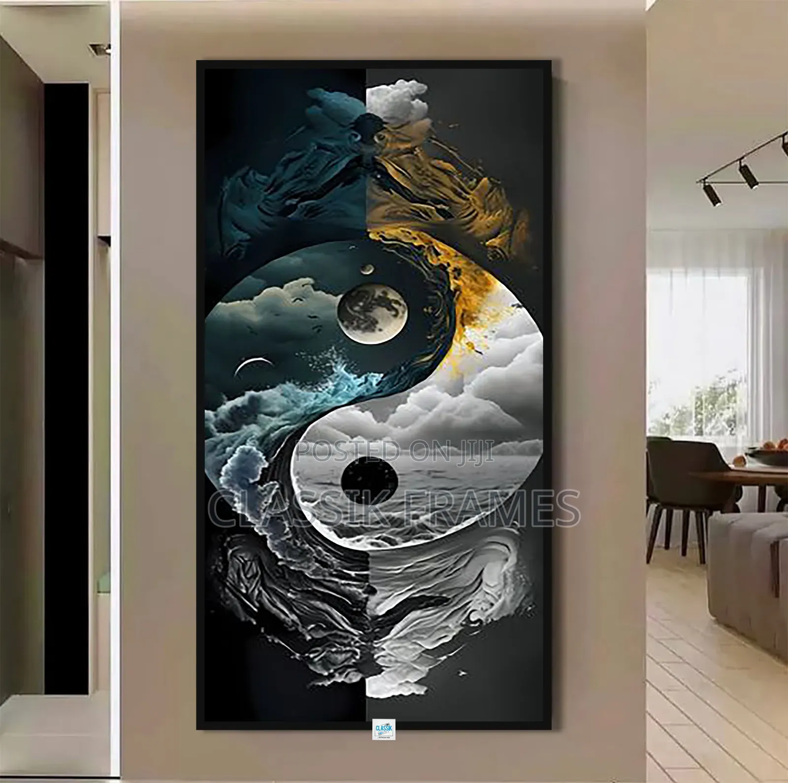 Hd Framed Horse on Motion Digi Pictures Painting Wallart