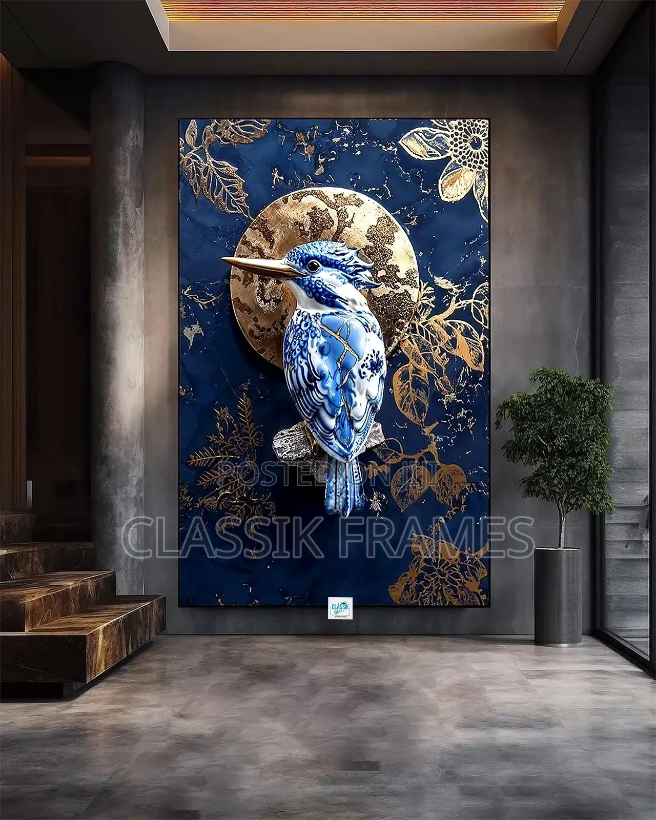 Hd Canvas Marble Digital Painting Wall Arts