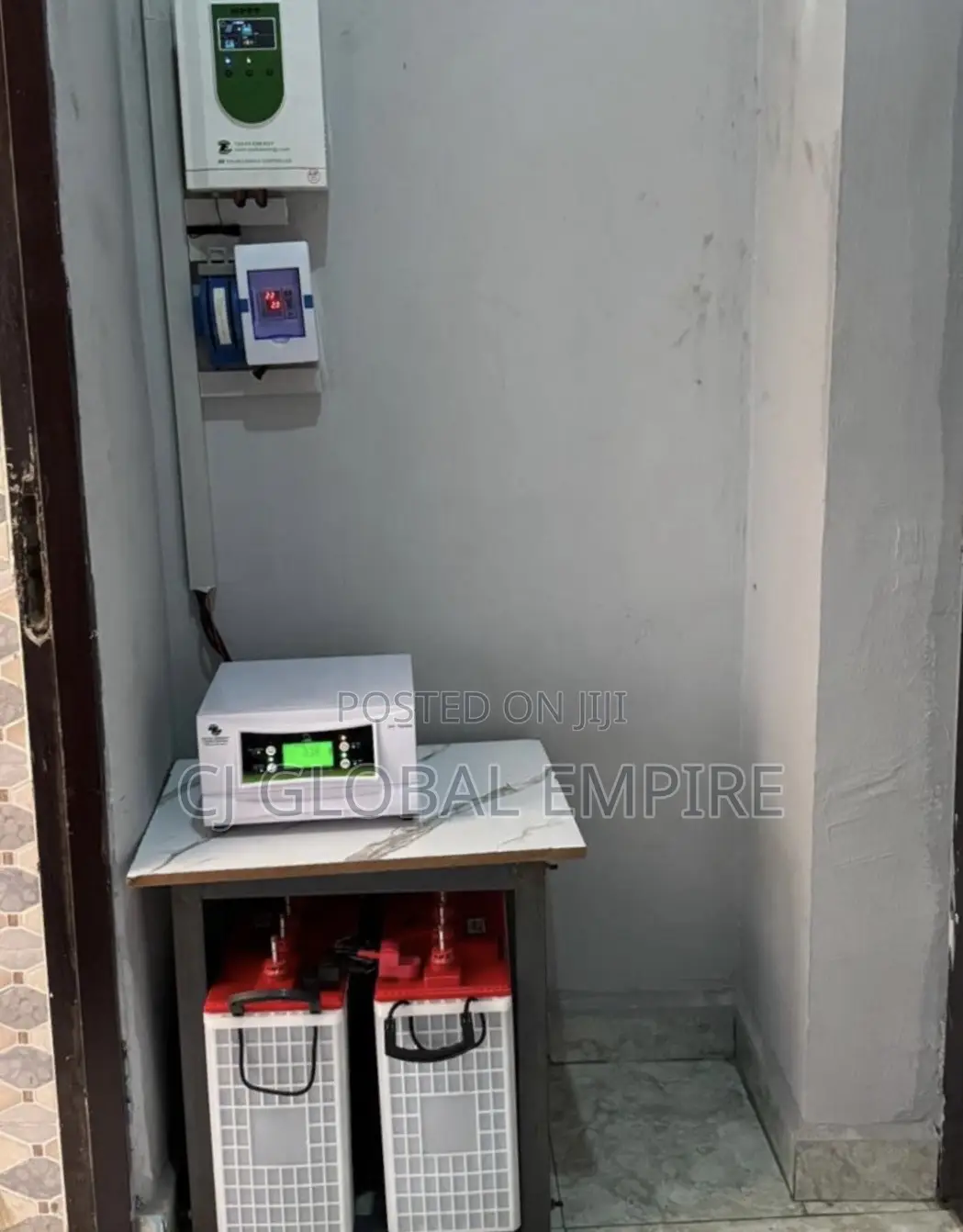 1.7kva Solar System Full Installation,300w ,2 Tubular Batt