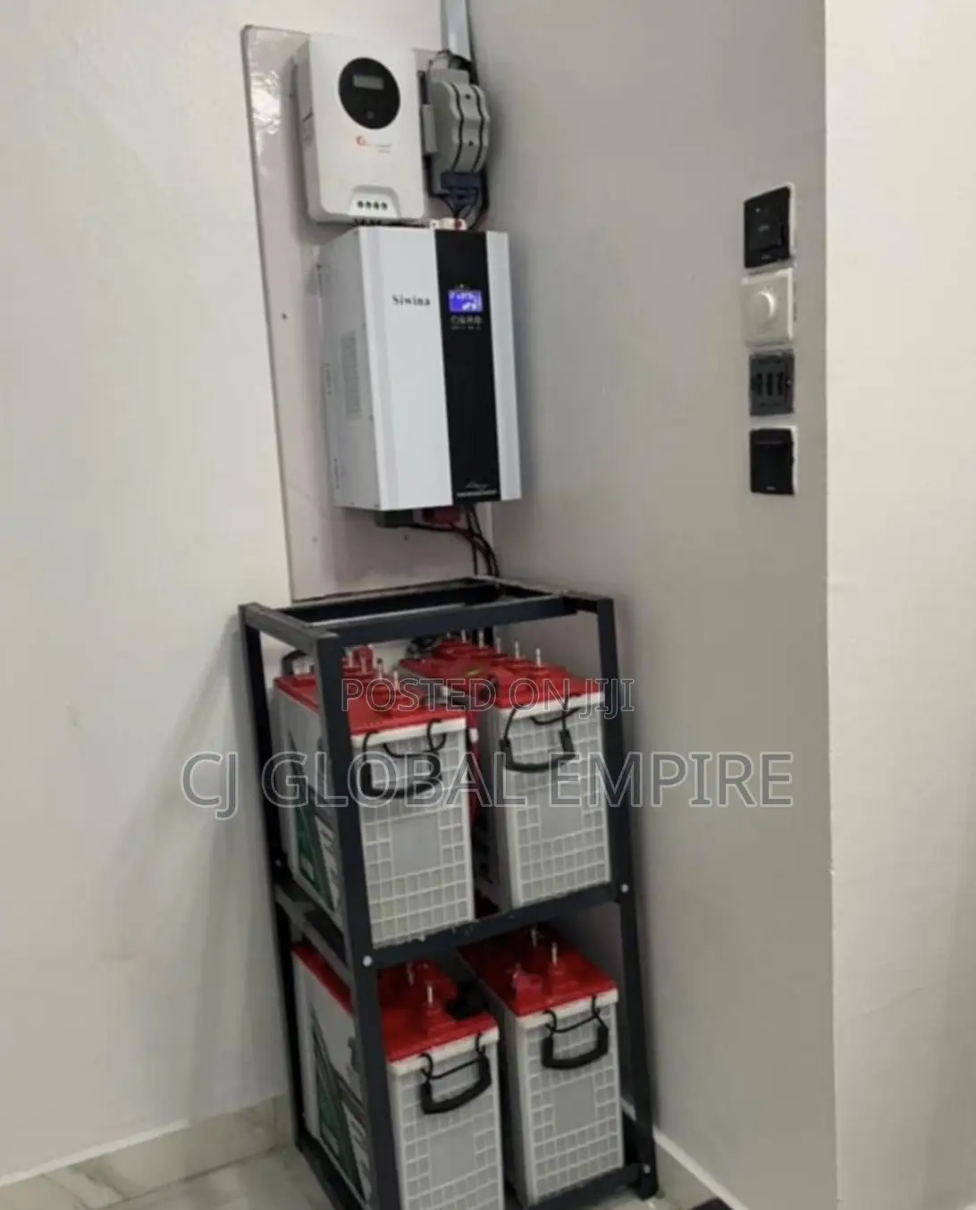 5kva Solar System Full Installation,4 Tubular Batt,400w Panl