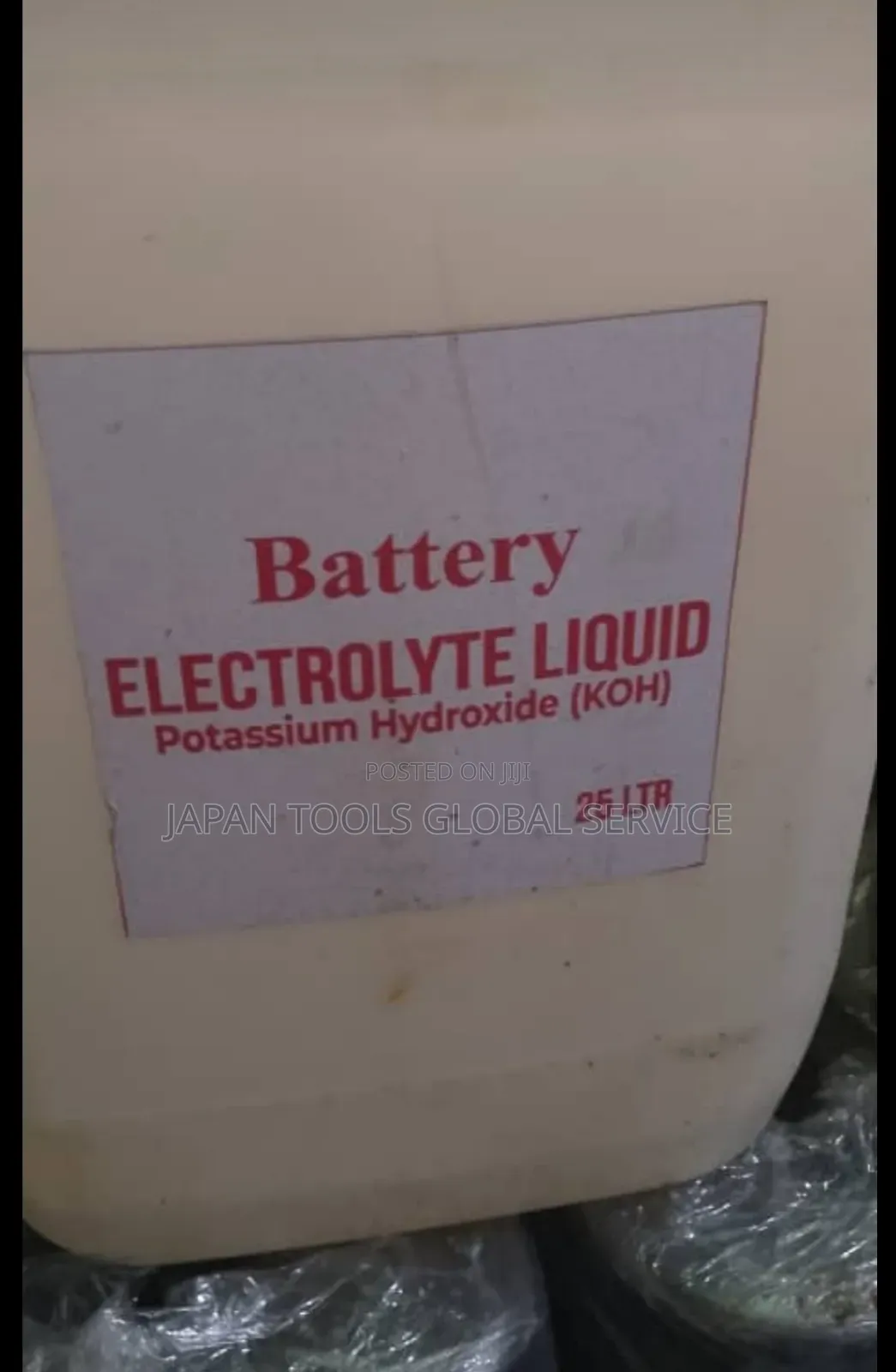 Battery Electrolyte Liquid (25liters)