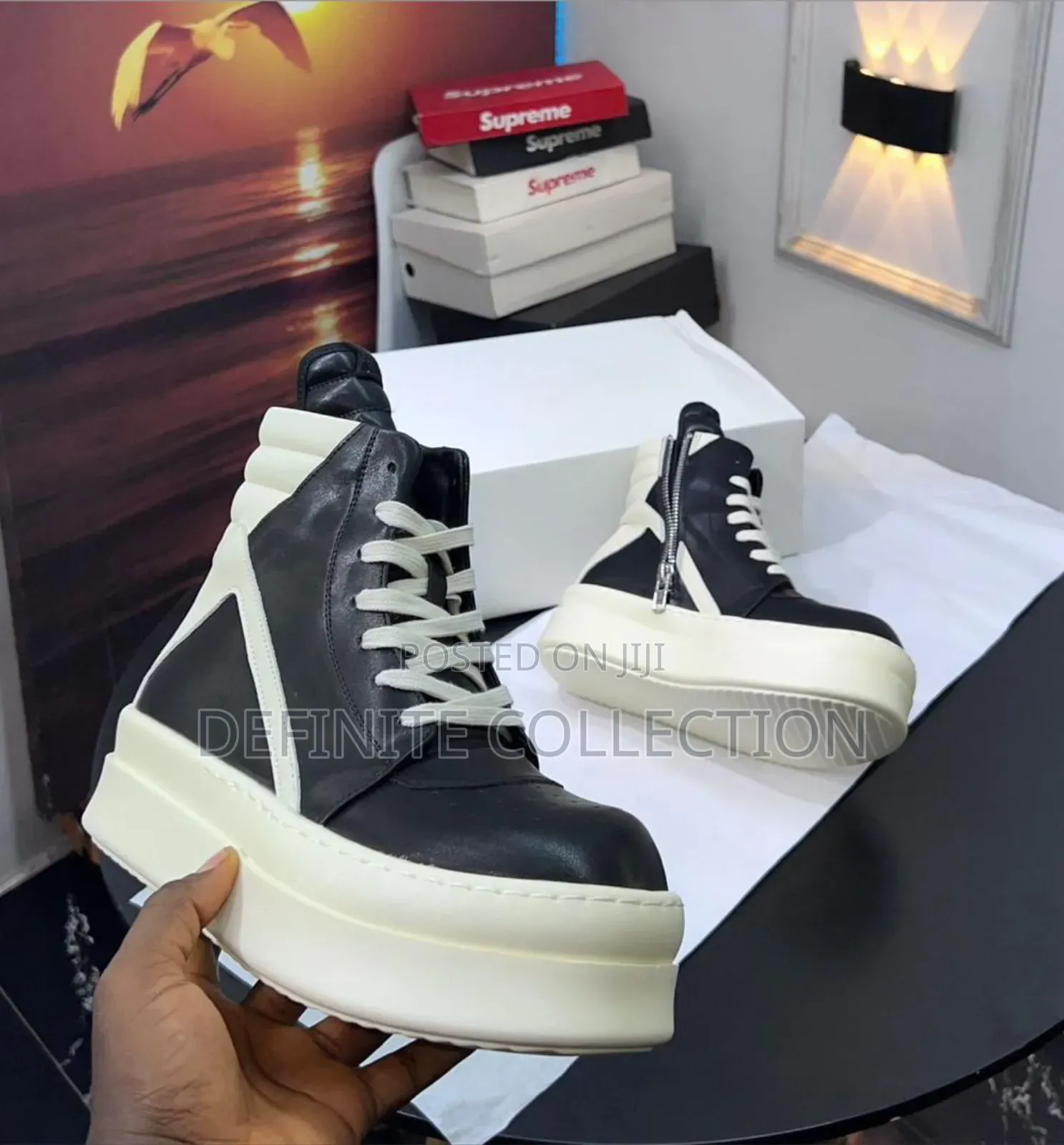 New Rick Owen Bumper High Sneakers