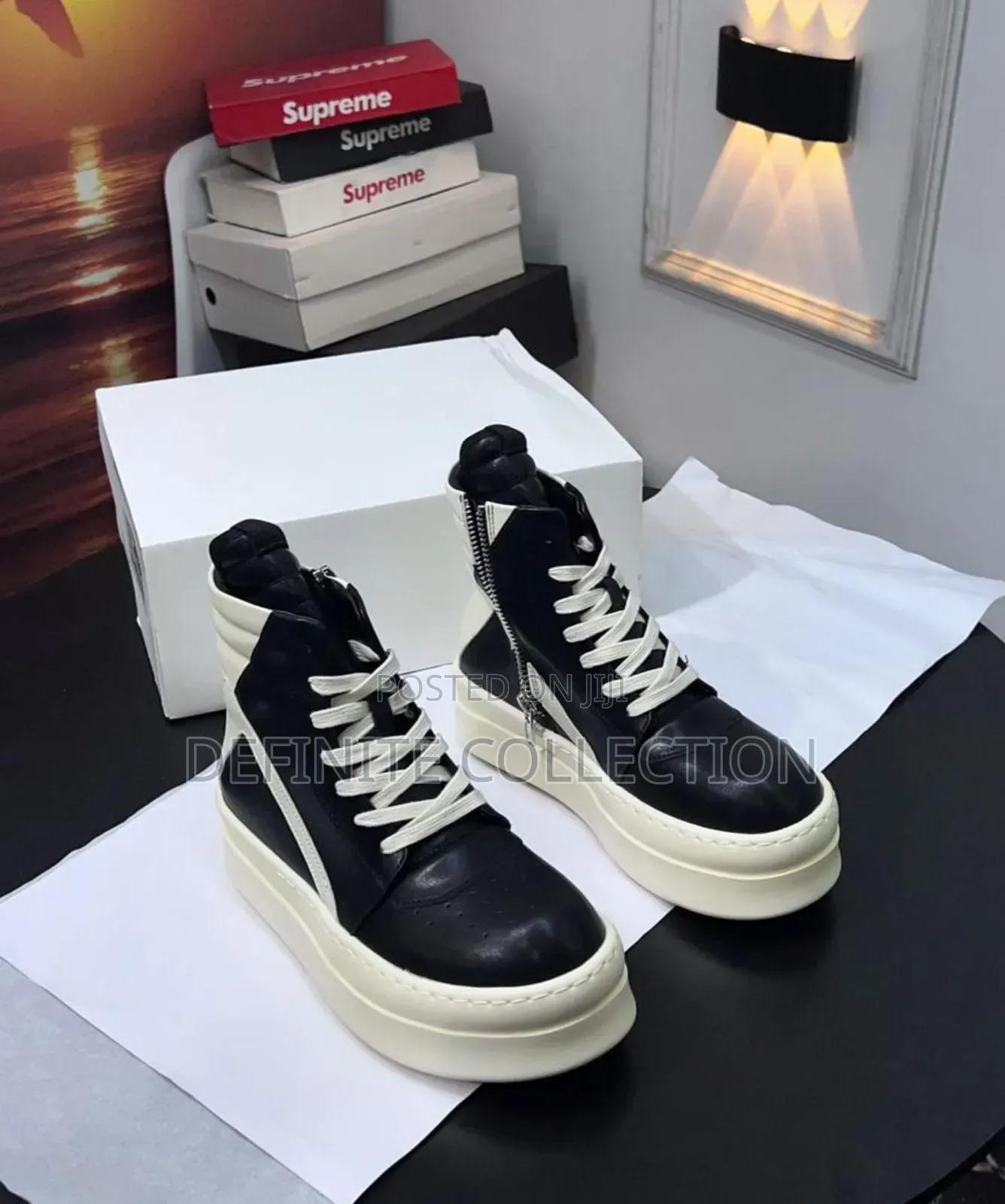 New Rick Owen Bumper High Sneakers