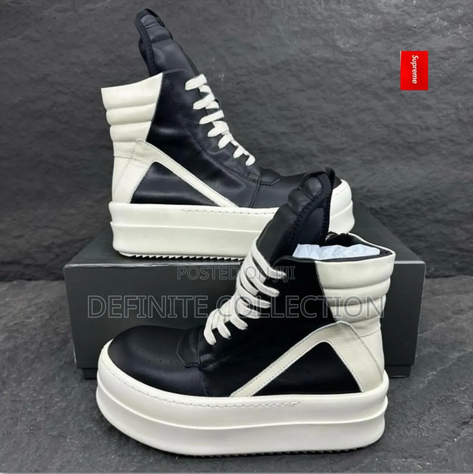 New Rick Owen Bumper High Sneakers