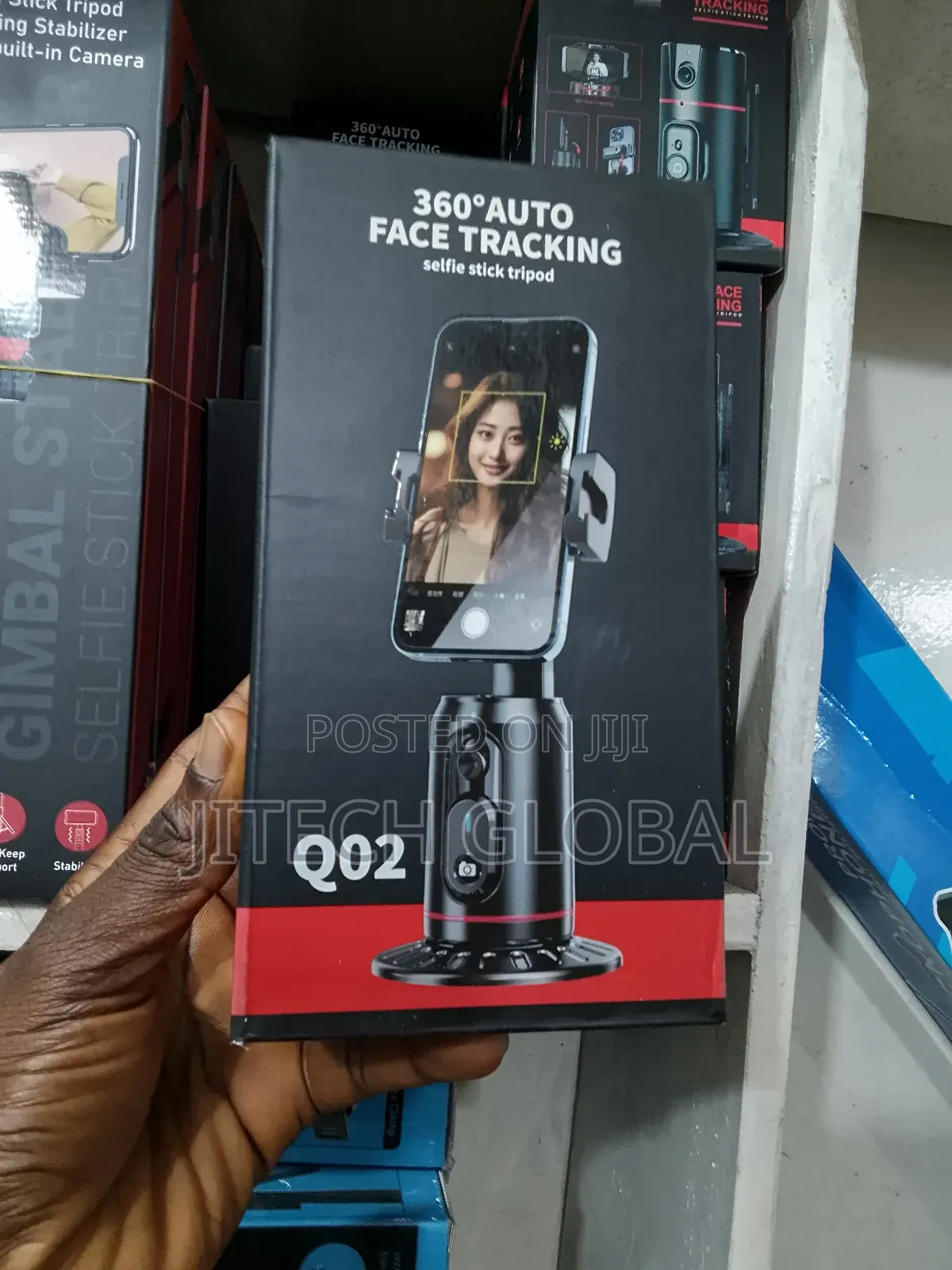 360 Auto Face Tracking Selfie Stick Tripod ,Q02