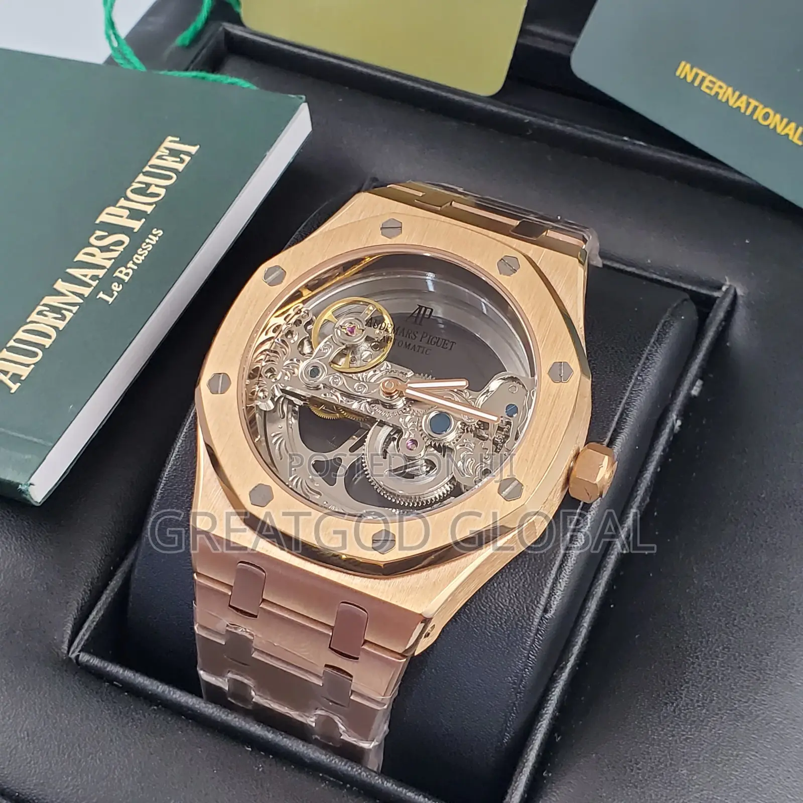 Luxury Audemars Piguet Ap Automatic Transparent Wristwatch