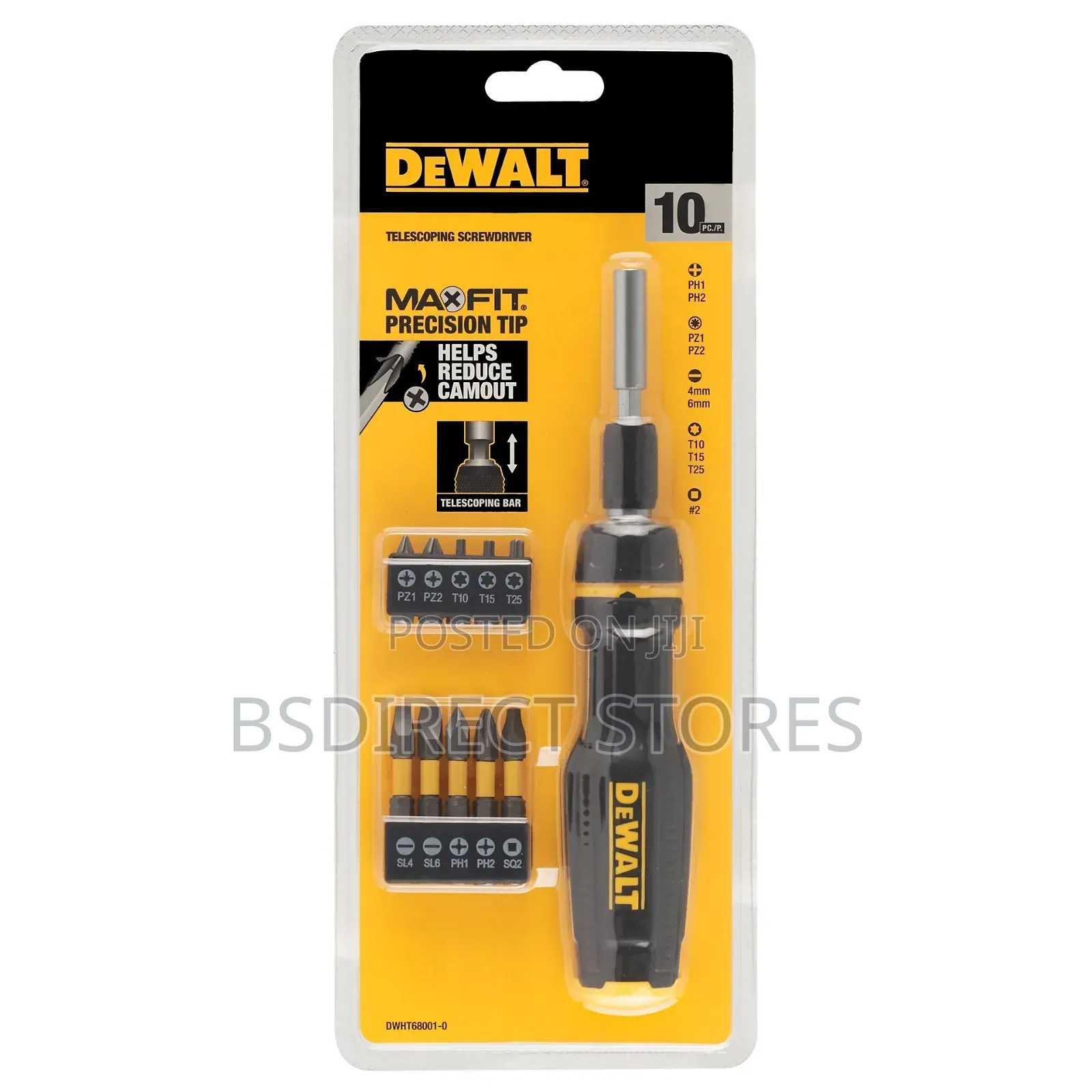 Dewalt Maxfit 10in1 Telescopic Multi-Bit Ratchet Screwdriver
