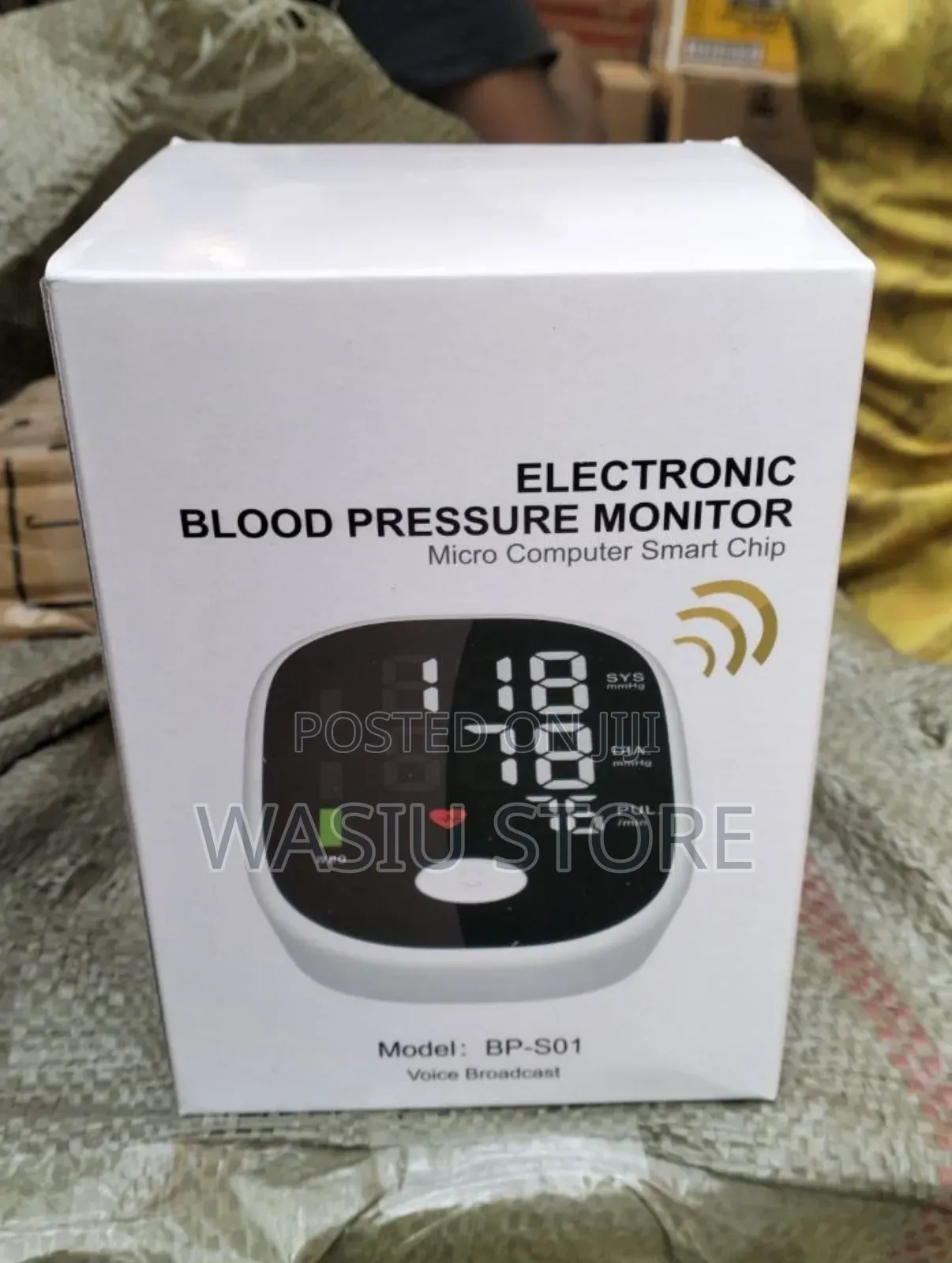Electronic Blood Pressure Monitor, Model: Bp-S01