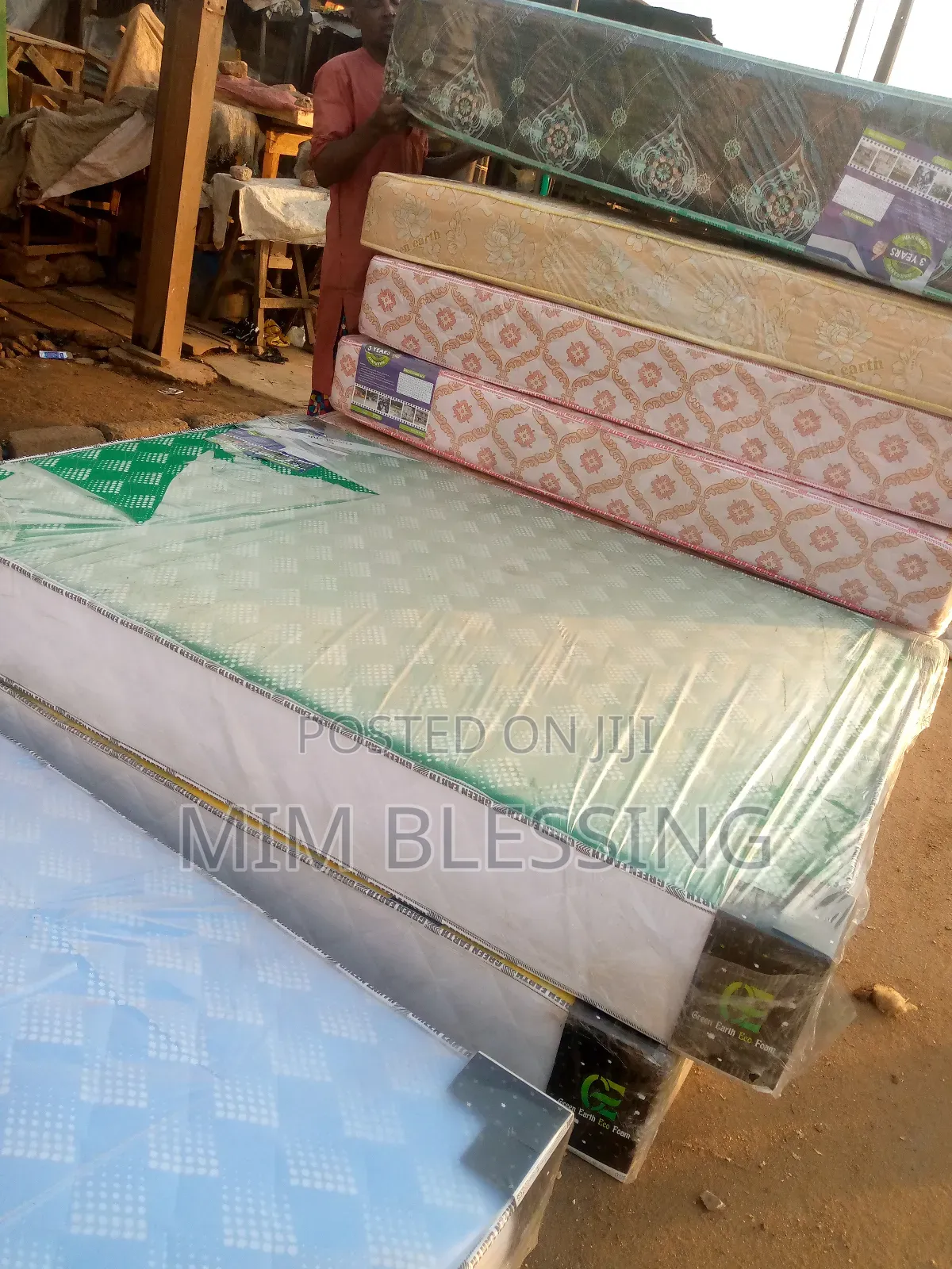 6 by 6ft by 10 Inches Full Orthopedic Mattress