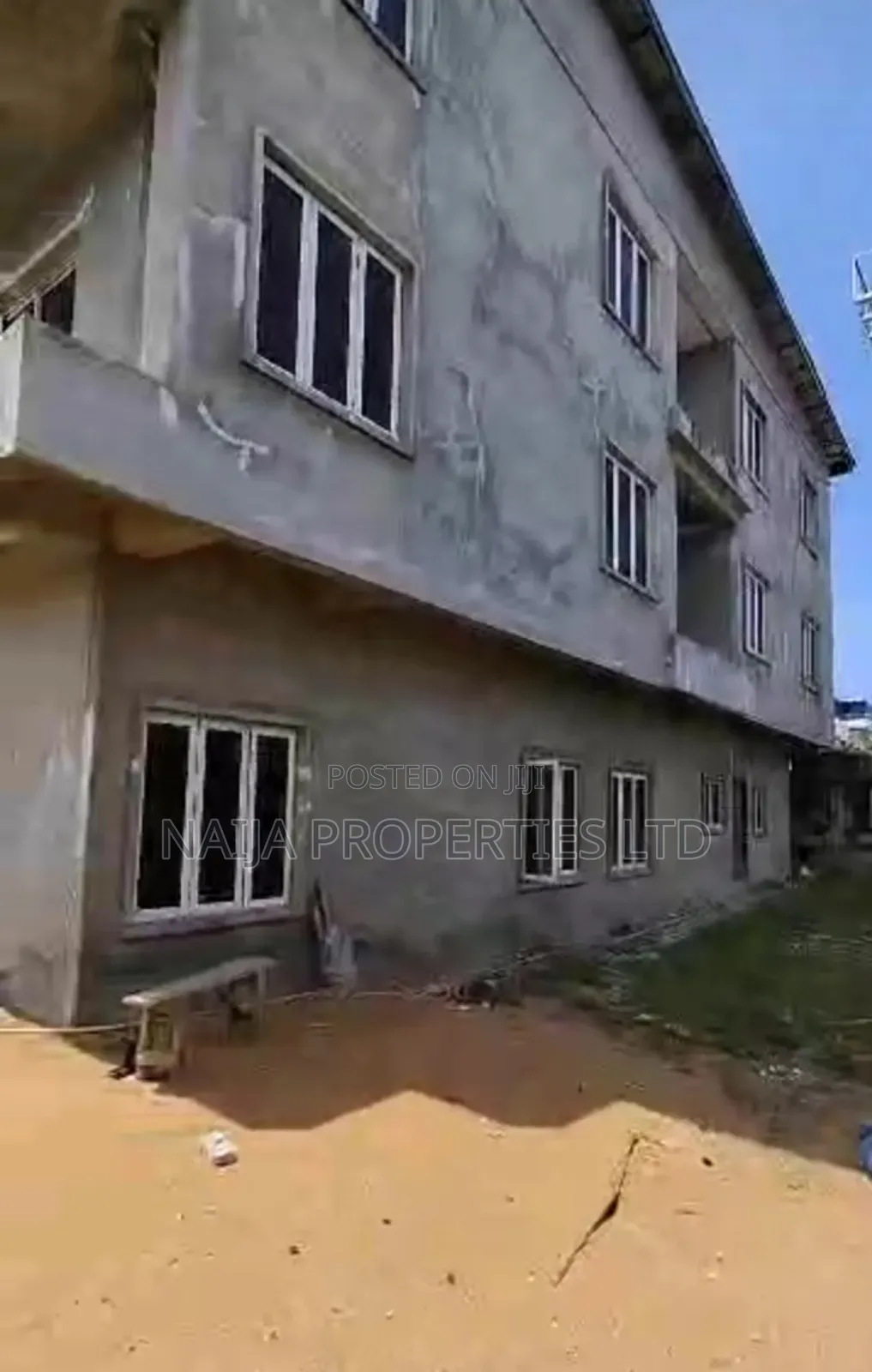 Carcass 3units of 4bed Terrace Off T.F Kuboye Lekki Right